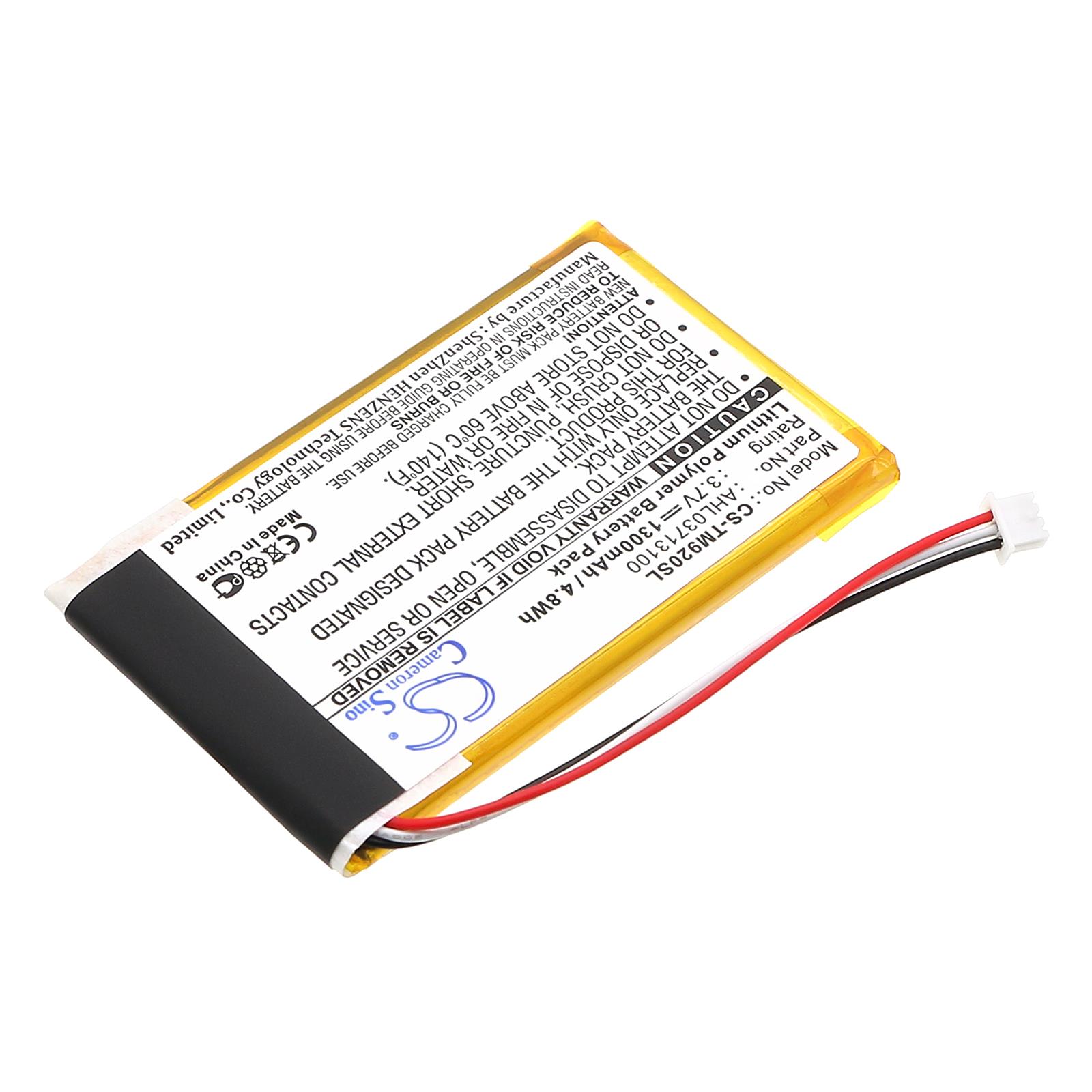 Vhbw Batterie Remplacement Pour TomTom 1697461, AHL03714000, VF8 Pour Gps Appareil De Navigation 1200mah 37v Li Polymere 81879583