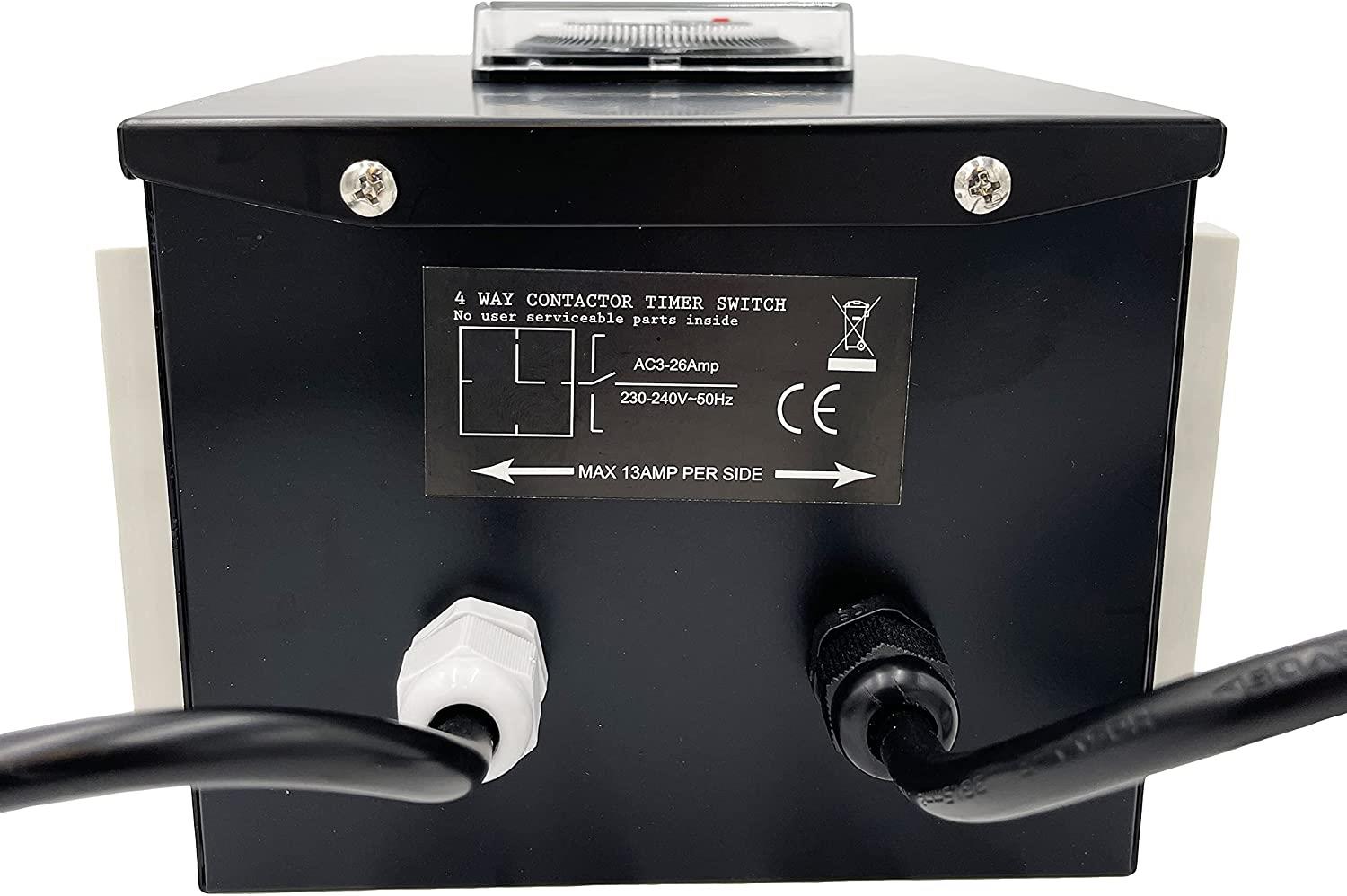 Senua Contactor 4, 6, 8 Way Grow Room Light Relay Timer - Picture 9 of 21