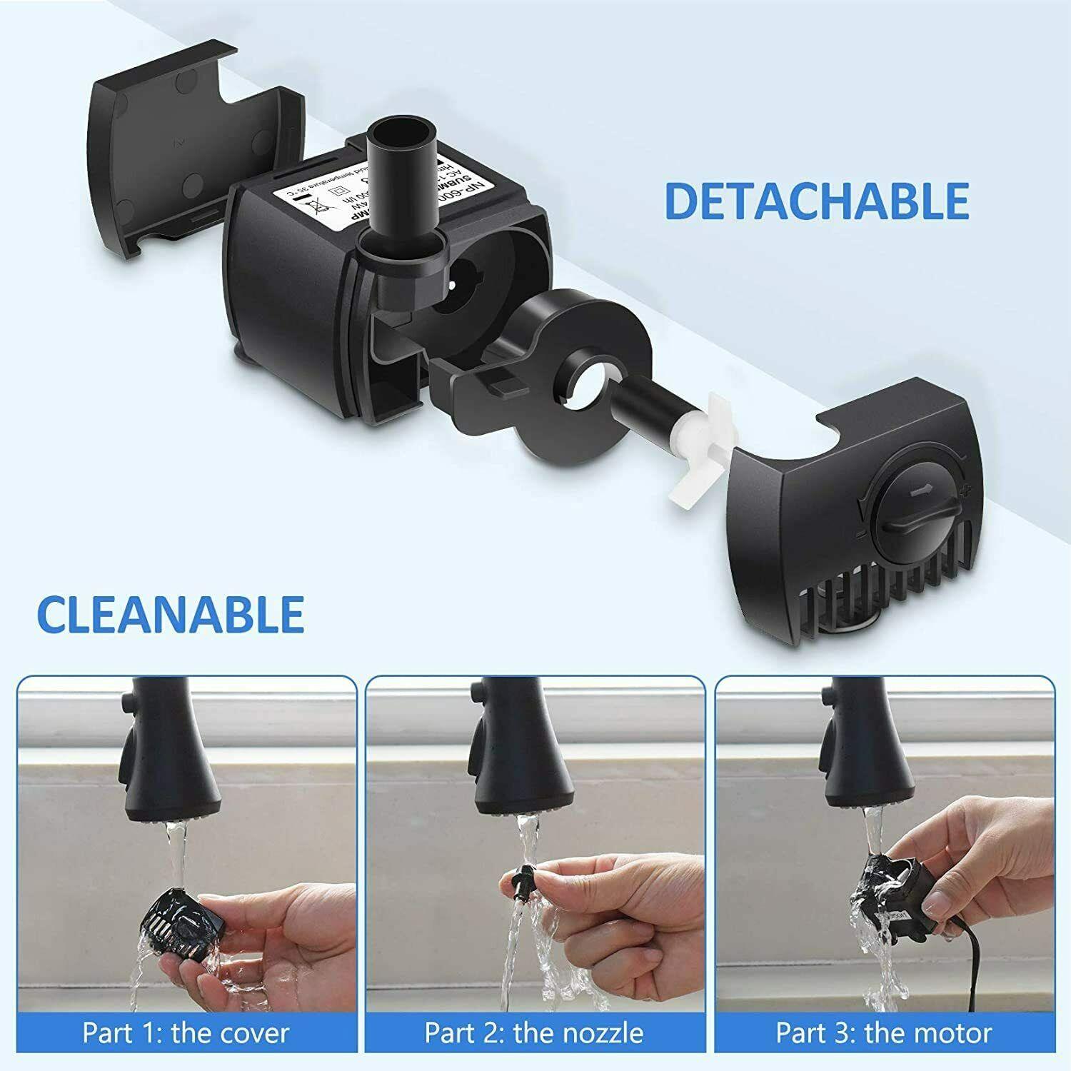Submersible Water Pump Fish Tank Aquarium Feature Pond Fountain 4000 Litres/hr - Picture 6 of 41