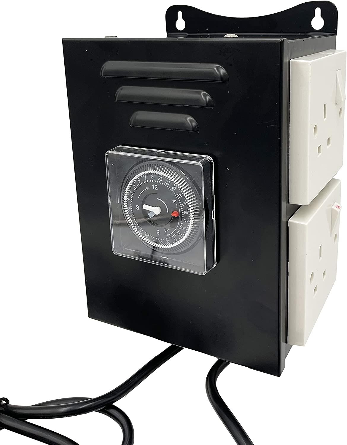 Senua Contactor 4, 6, 8 Way Grow Room Light Relay Timer - Picture 7 of 21