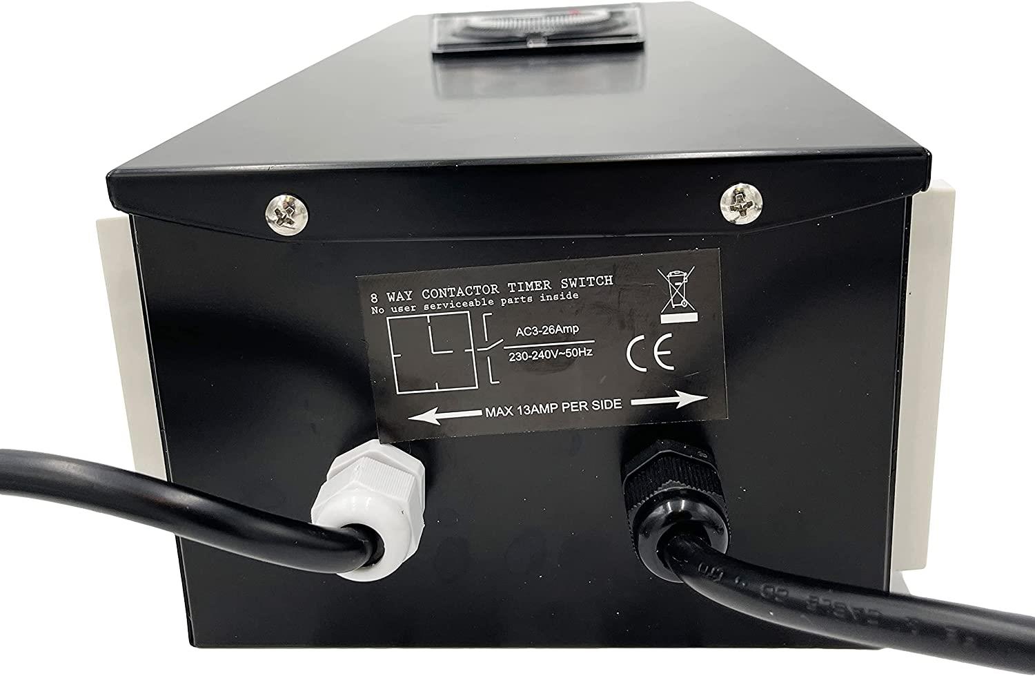 Senua Contactor 4, 6, 8 Way Grow Room Light Relay Timer - Picture 21 of 21