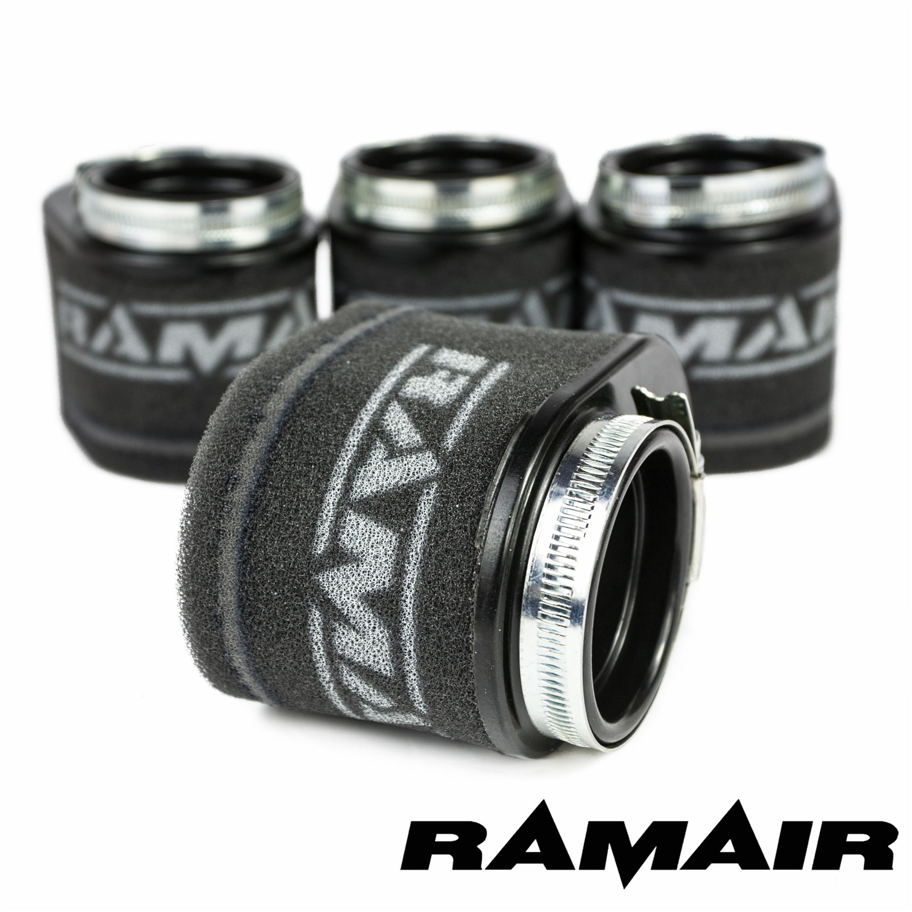 RAMAIR High Flow Motorcycle Race Foam Pod Air Filter 55mm Oval Neck eBay