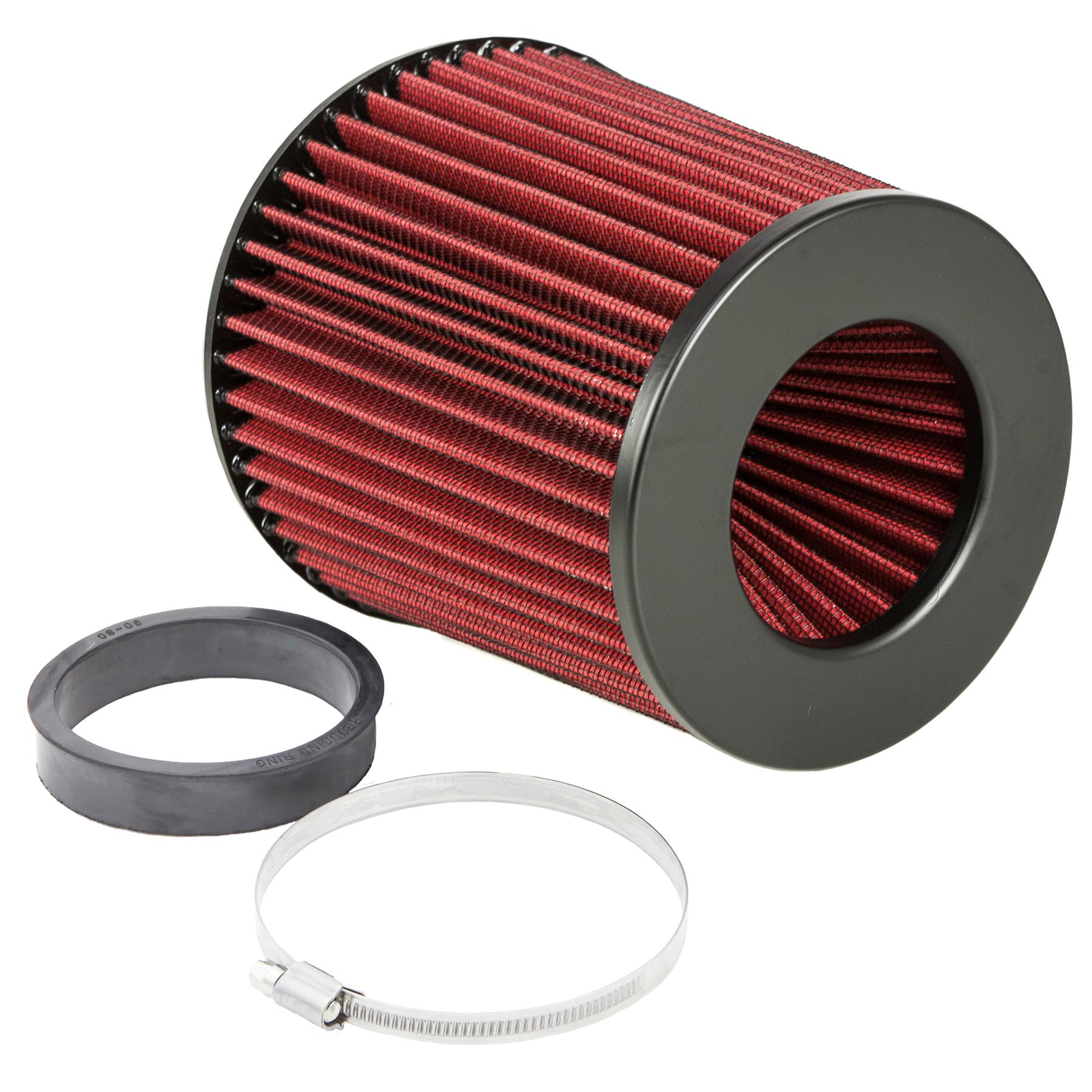 76mm ID Neck Pleated Cone Air Filter Performance Induction Intake