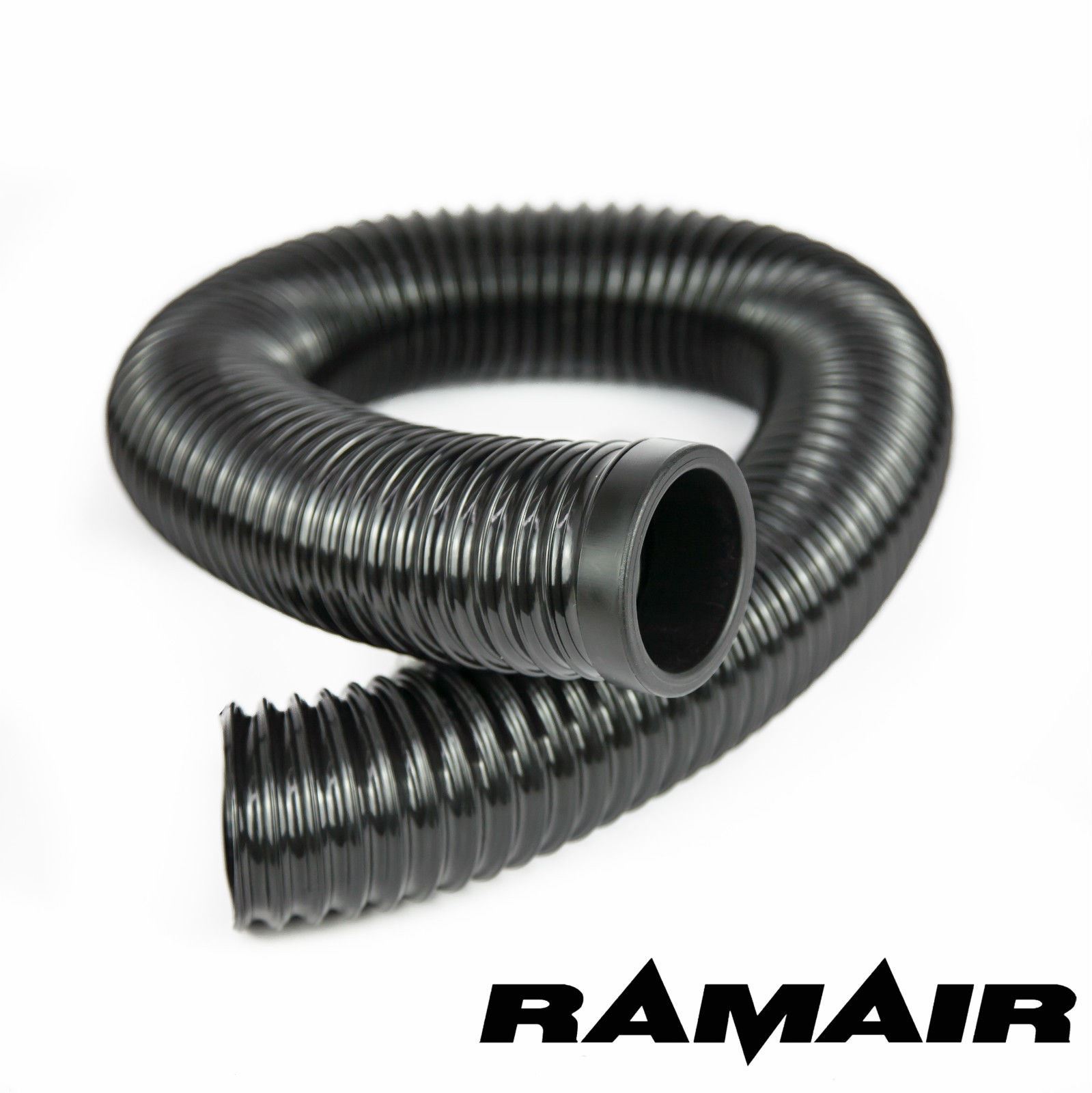 RAMAIR Black PVC Induction Cold Air Feed Ducting Intake Hose 60mm x
