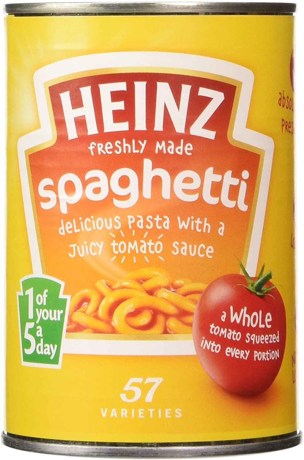 Heinz Spaghetti In Tomato Sauce 400g Pack of 2 eBay