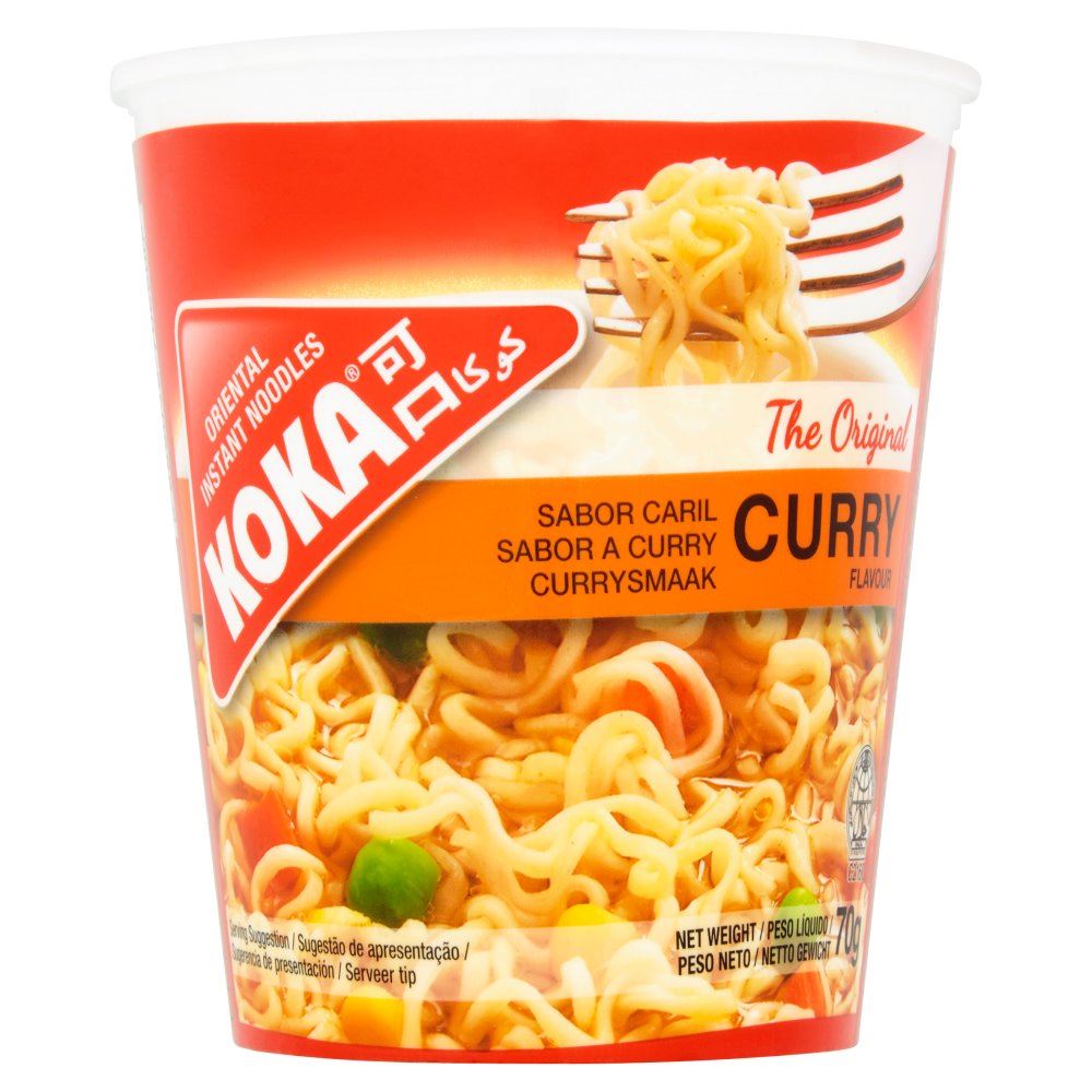 Koka Curry Flavour Cup Noodles 70g Pack of 4 eBay