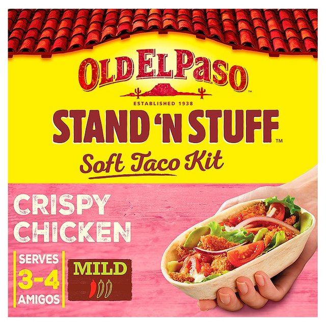 Old El Paso Stand N Stuff Crispy Chicken Taco Kit 351g (0.77lbs
