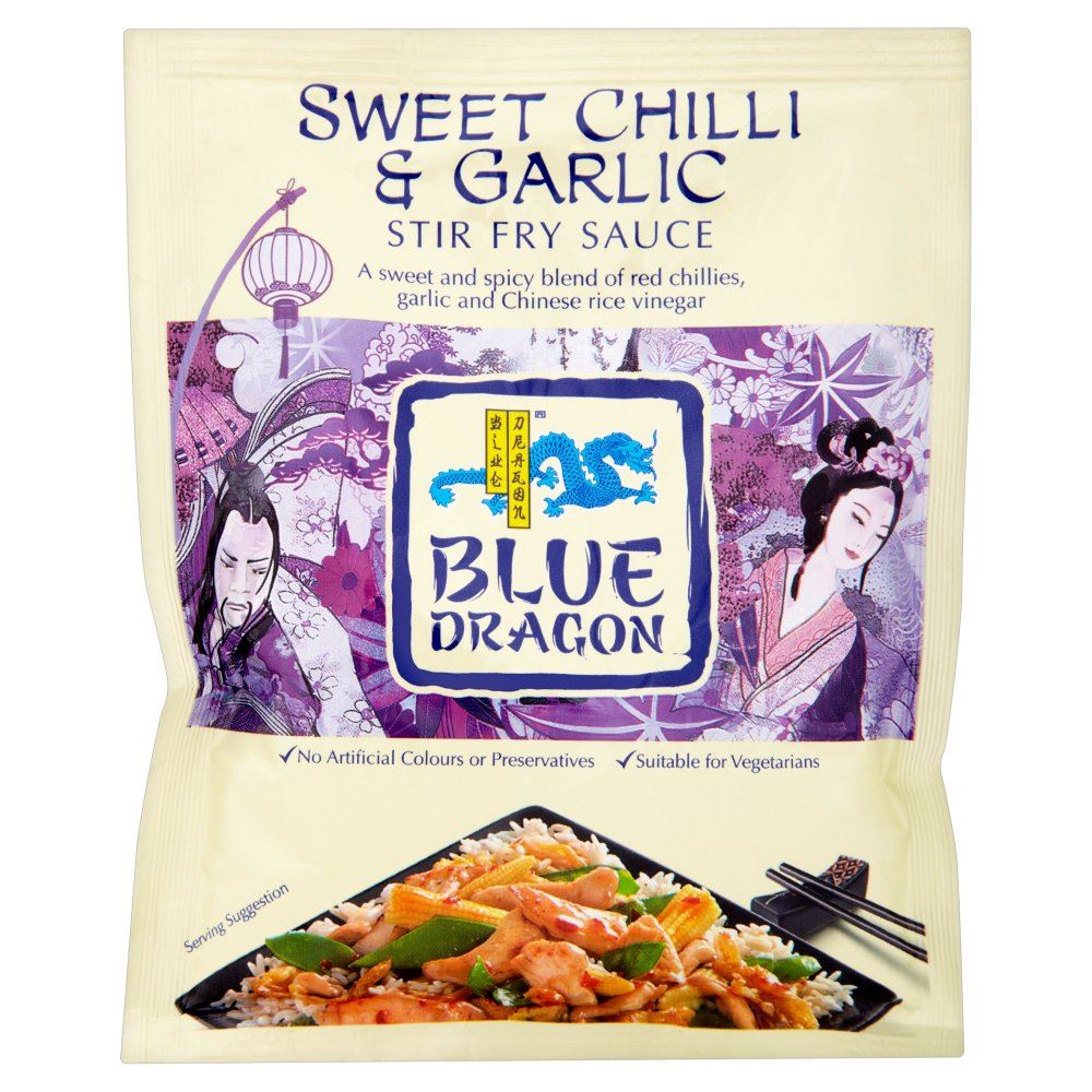Blue Dragon Sauce pour wok piment et ail 2 sachets de 120 g eBay