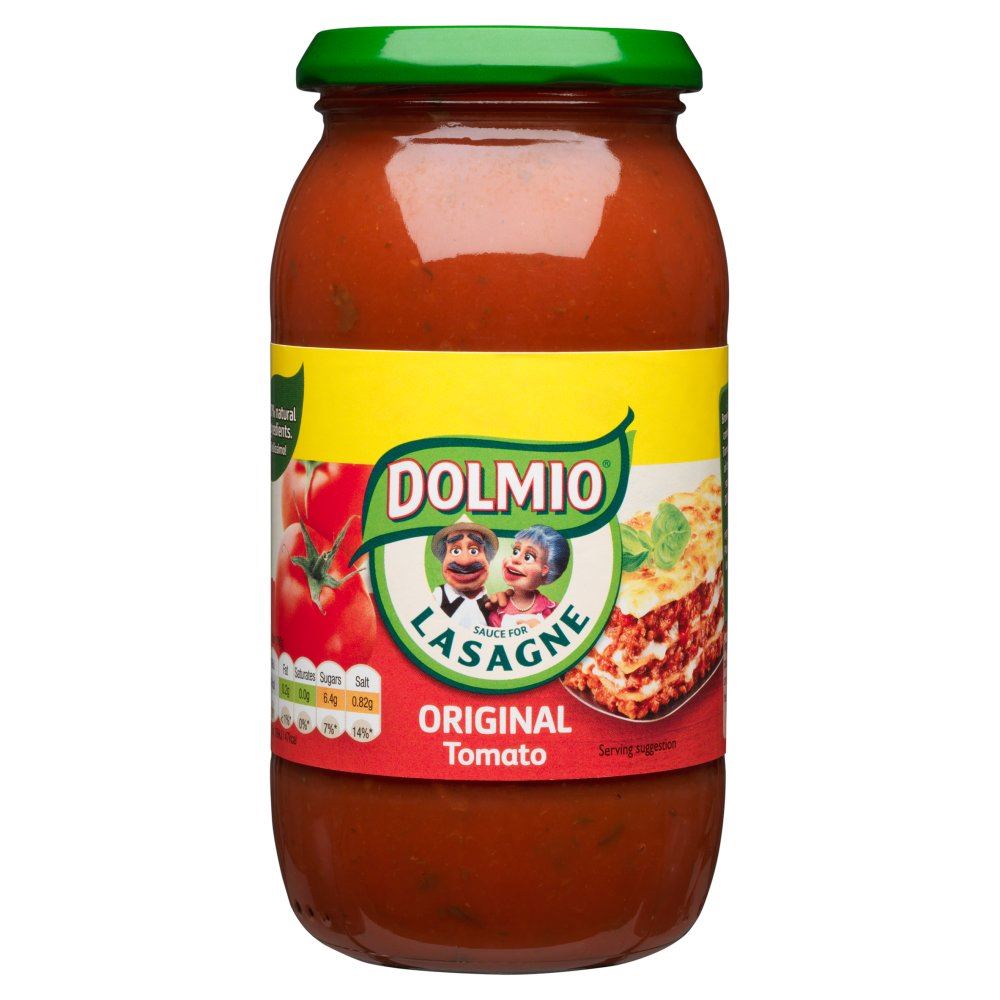 Dolmio Original Tomato Lasagne Sauce 500g Single Jar (500g x 1 Jar