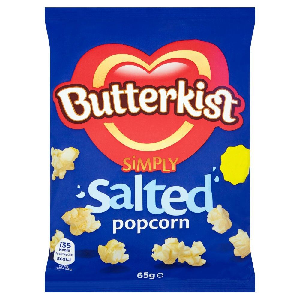 Butterkist Simply Salted Popcorn 65g Pack of 10 eBay
