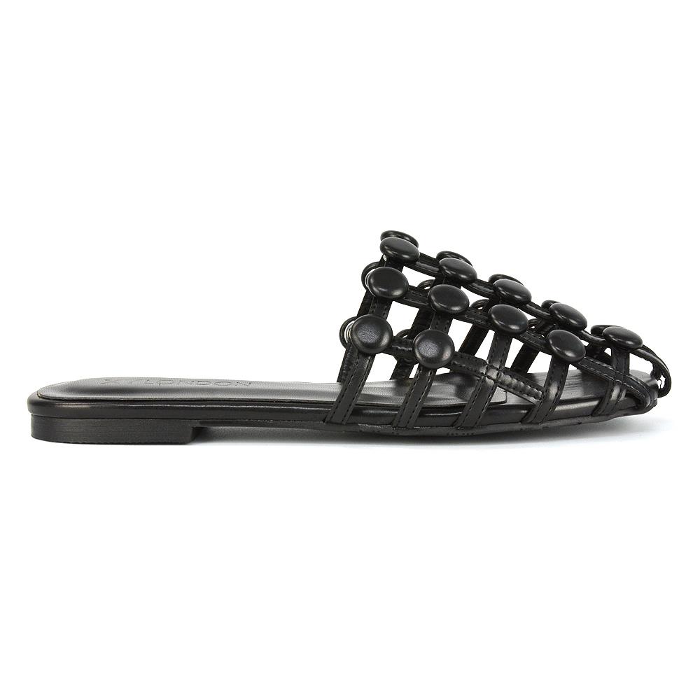サンダル・ミュール LAZY 2- Way Mule Sandle (8 cm, 3 Color) LAZY 2- Way Mule Sandle (8 cm， 3 Color)