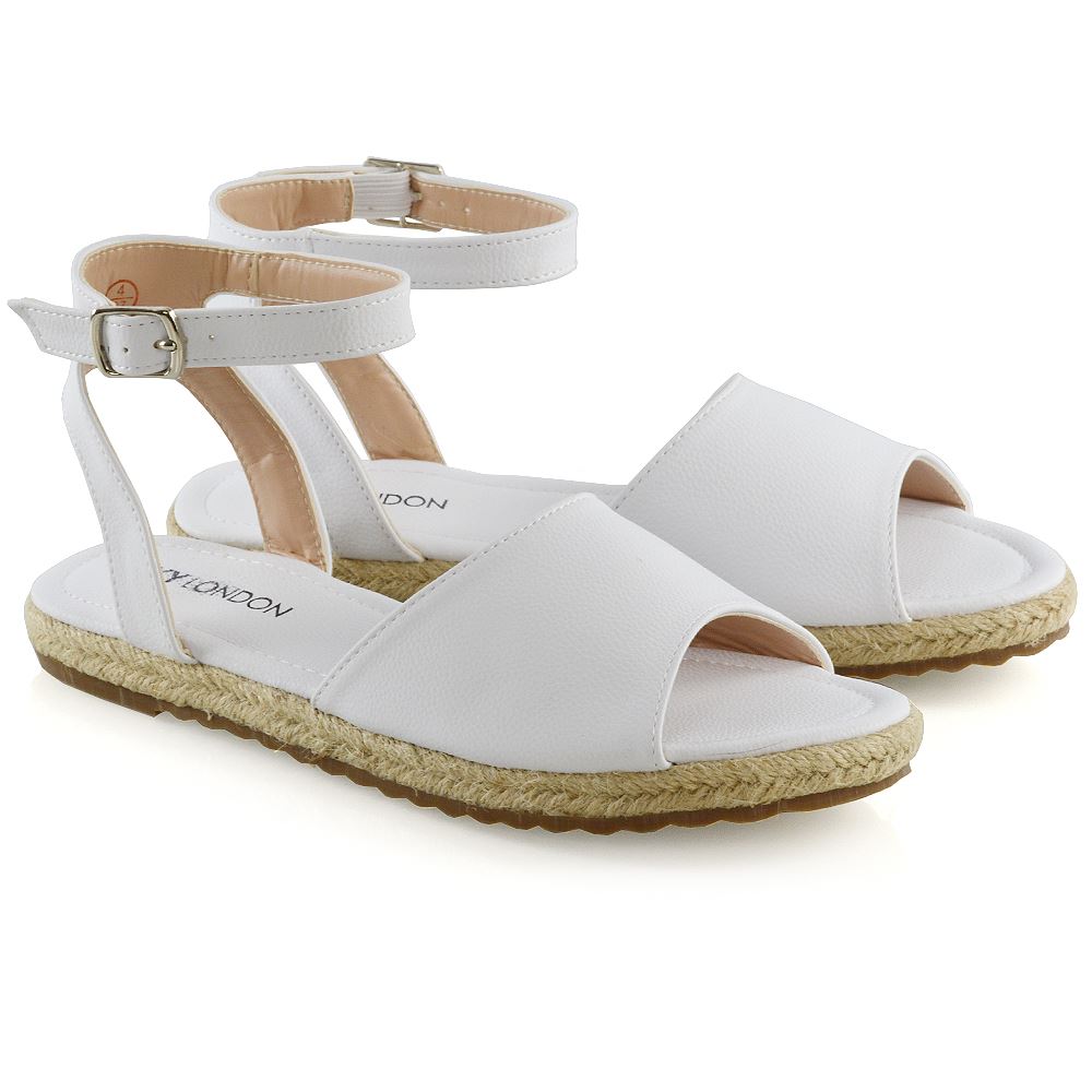 variable ankle strap espadrille flats