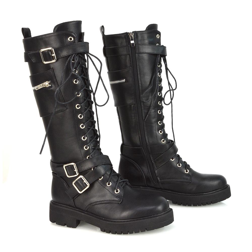 black casual boots ladies