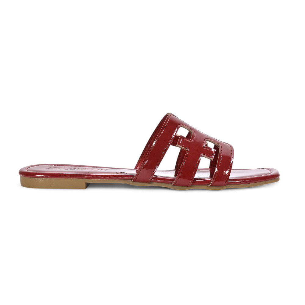 Women's Cut Out Slider Ladies Flat Slip On Holiday Casual Strappy Mule Sandals - Picture 11 of 35