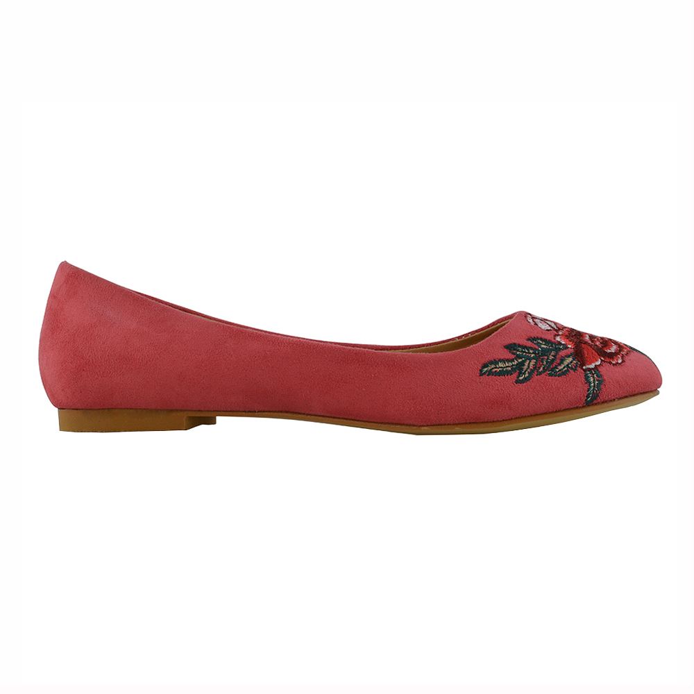 new womens embroidered ballerina pumps slip on casual flat shoes size 3 8 ebay new womens embroidered ballerina pumps slip on casual flat shoes size 3 8 ebay