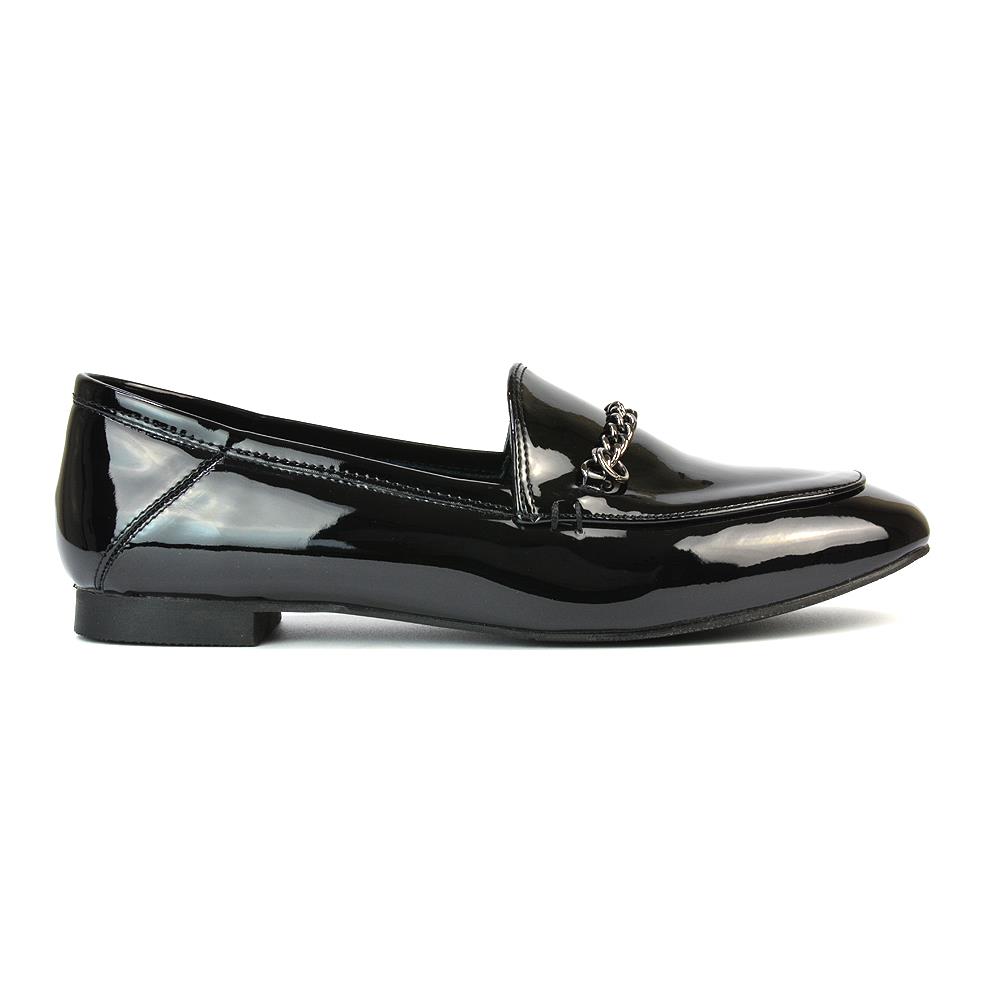Damen Slipper Halbschuhe Damen Freizeit Flach Pumps Arbeit Büro Schule Schuhe Gr. - Bild 3 von 28