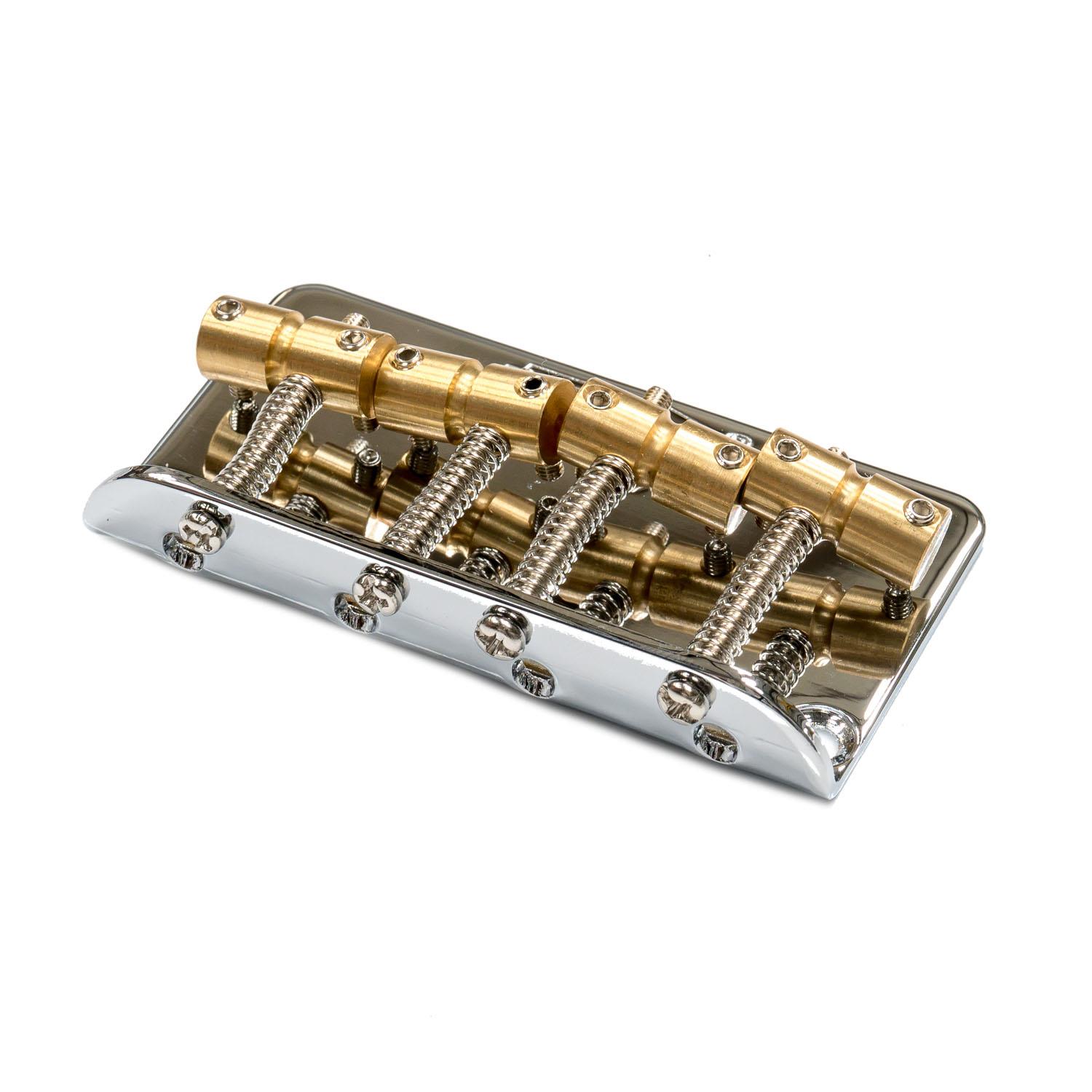 Wilkinson WBBC Bass Bridge Brass Saddles Jazz Precision Bass Compatible