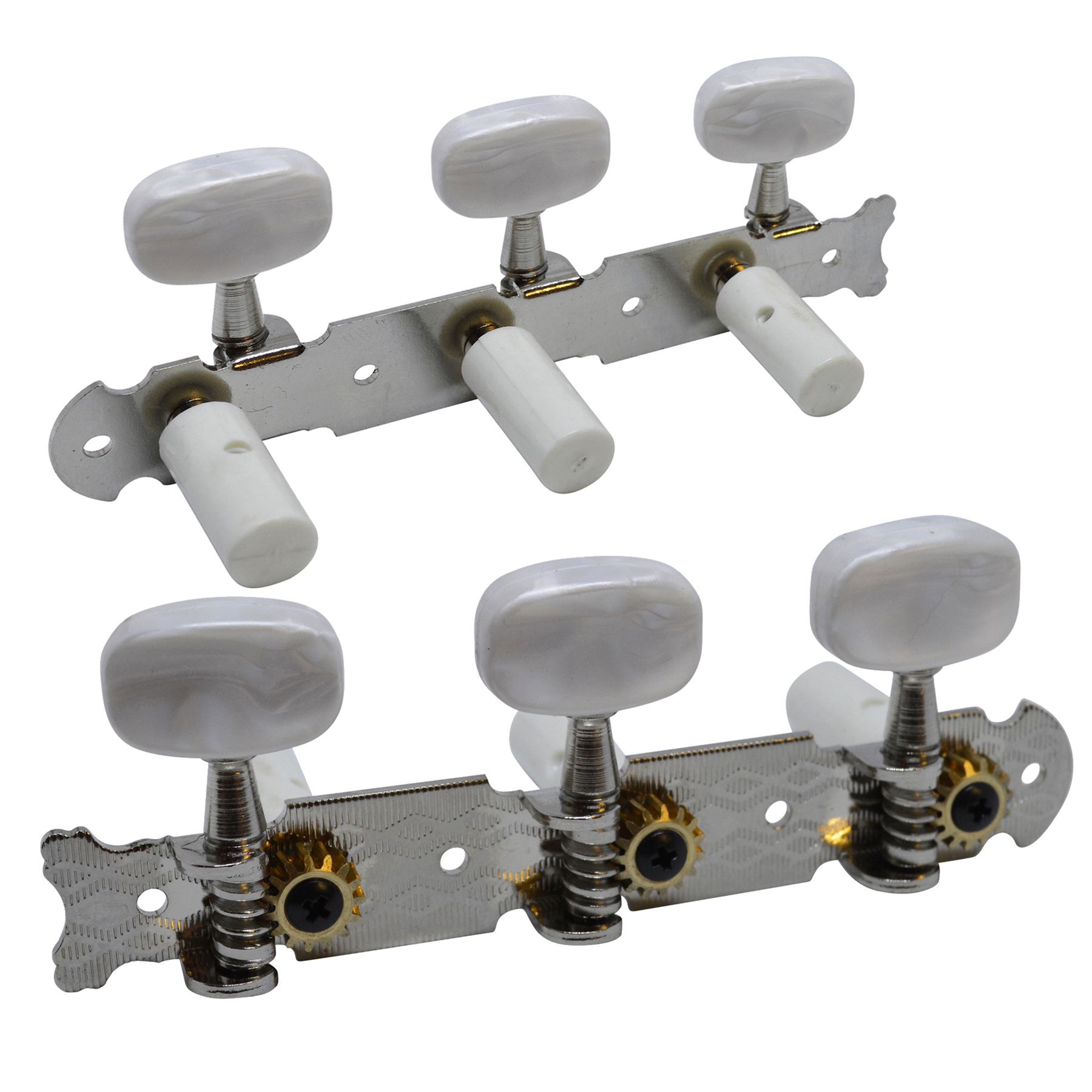 Classical Guitar Machine Heads Tuners solid Brass Gears 3 x 3