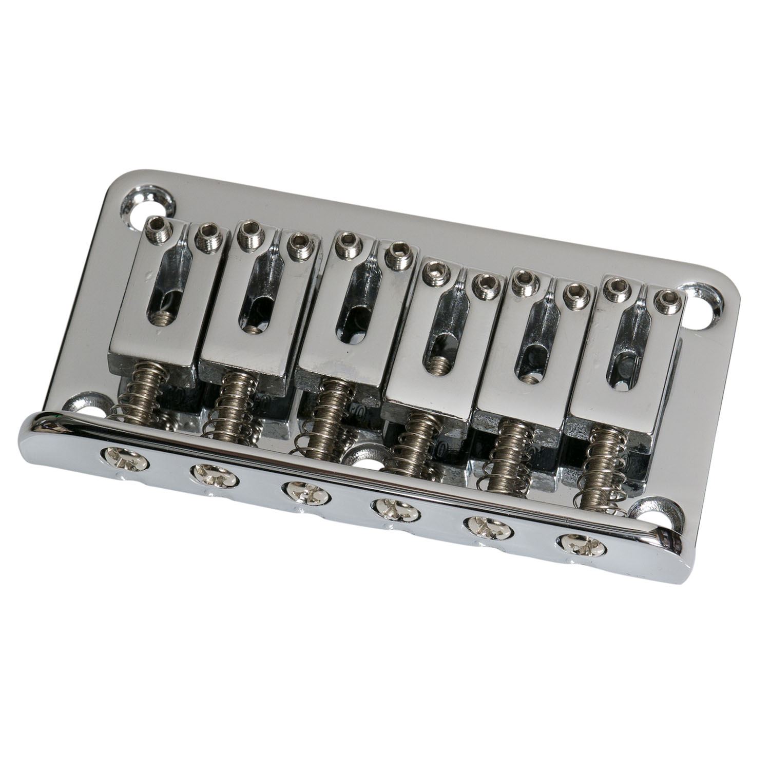 Hardtail Toploader Bridge with Modern Saddles for Stratocaster