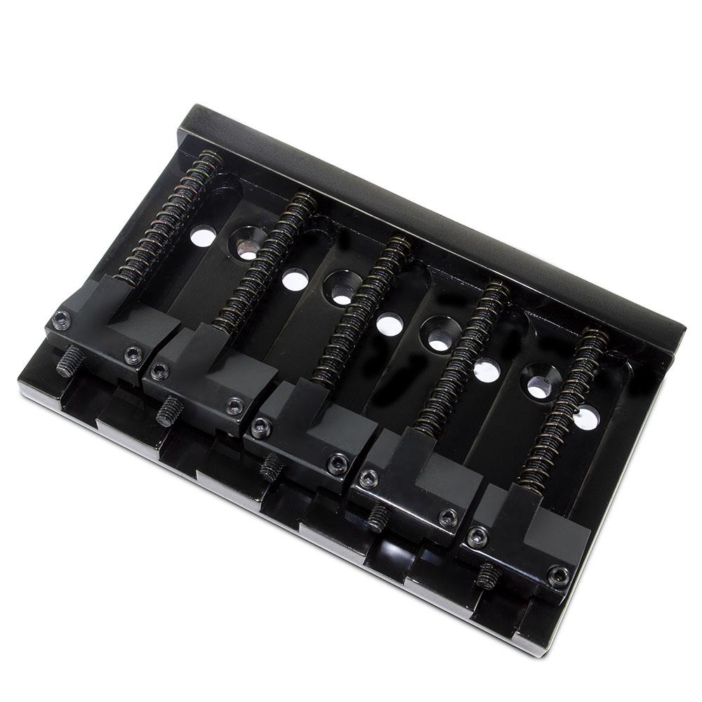 Puente de guitarra compatible con bajo jazz/precisión latón macizo 5 cuerdas HMB503 - Imagen 5 de 10