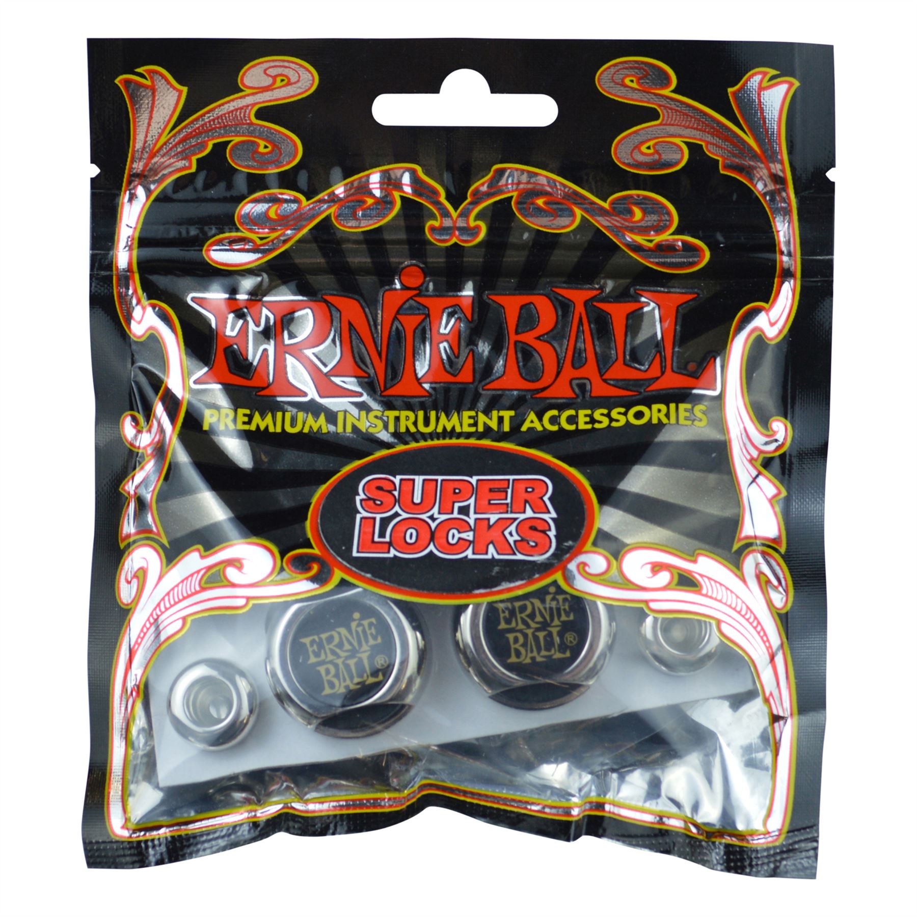 Ernie Ball Straplocks Locking Strap Buttons for Electric/Acoustic