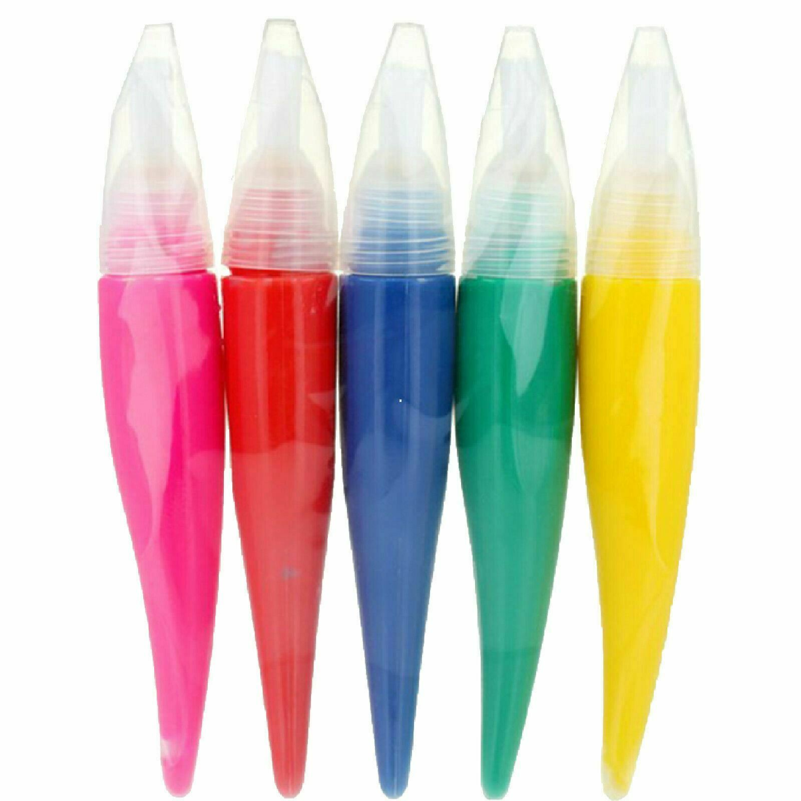 20PC CHILDREN’S SQUEEZE ‘N’ BRUSH WASHABLE PAINT PENS MULTICOLOURED