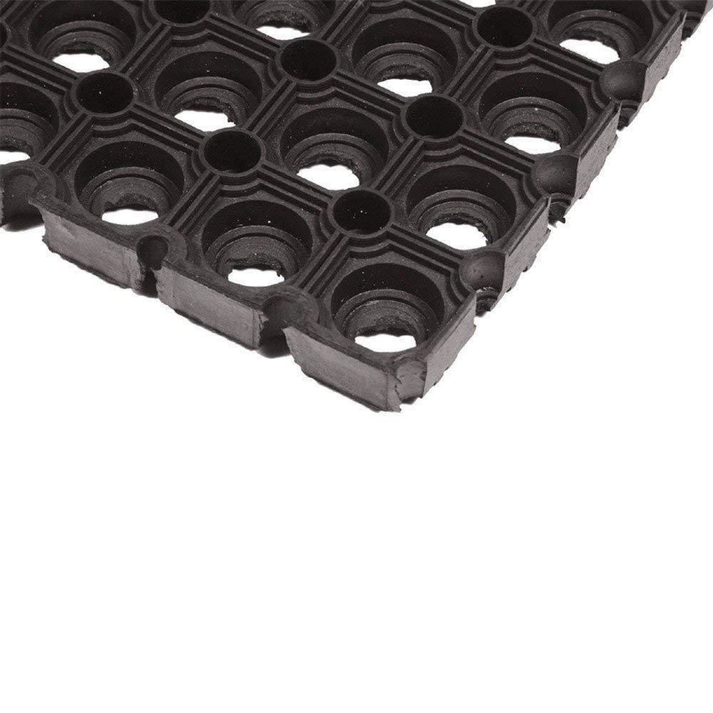 HEAVY DUTY LARGE RUBBER HOLLOW INDOOR OUTDOOR RUBBER MAT HOME OFFICE 50