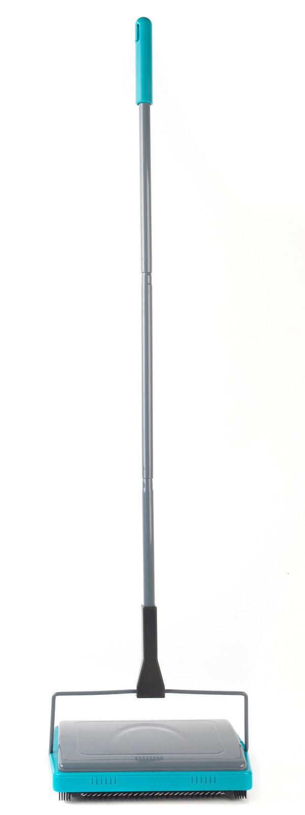 BELDRAY BLUE GREY CARPET SWEEPER MANUAL RUG CARPET CLEANER 3 BRUSH