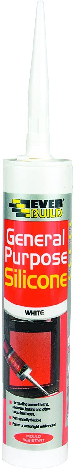 SILICONA EVERBUILD USO GENERAL 310ML RESISTENTE AL MOHO SECADO RÁPIDO HÁGALO USTED MISMO HOGAR - Imagen 3 de 3