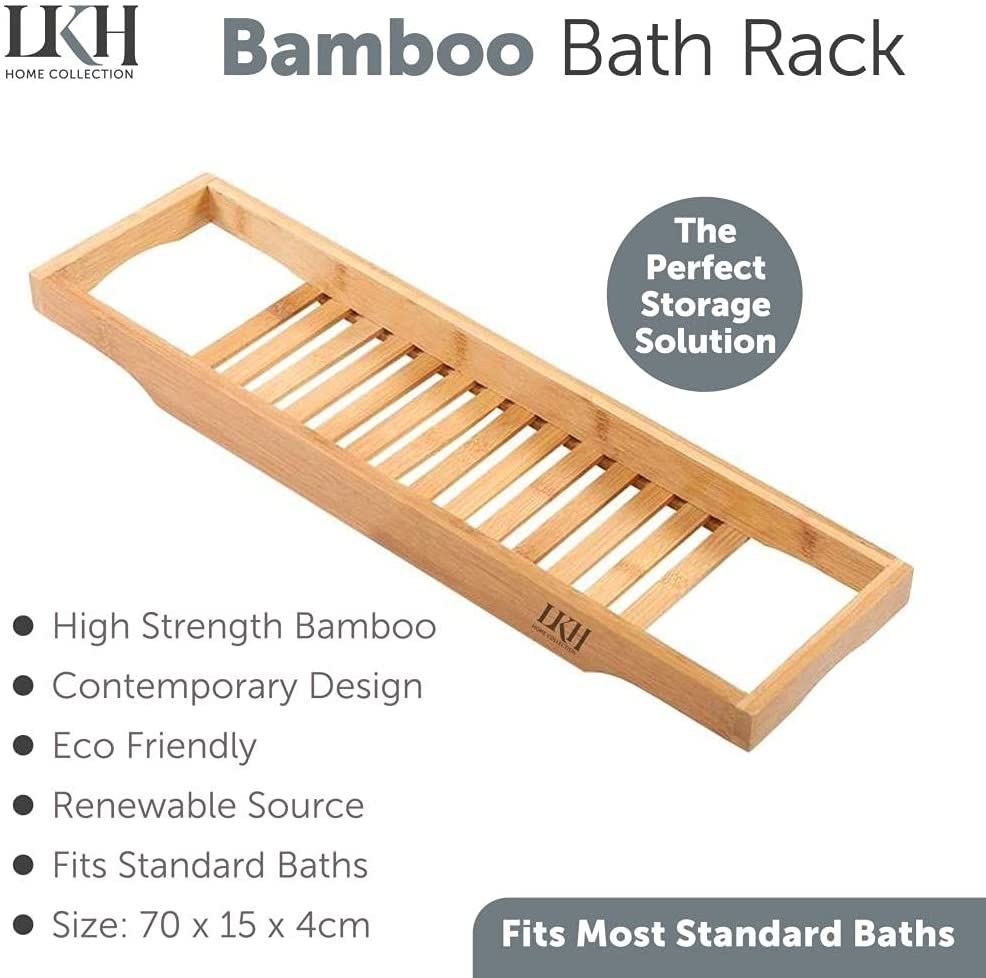 BAMBUS HOLZ ÜBER BADEWANNE CADDY RACK BADEZIMMERREGAL AUFBEWAHRUNG BUCHHALTER - Bild 19 von 26