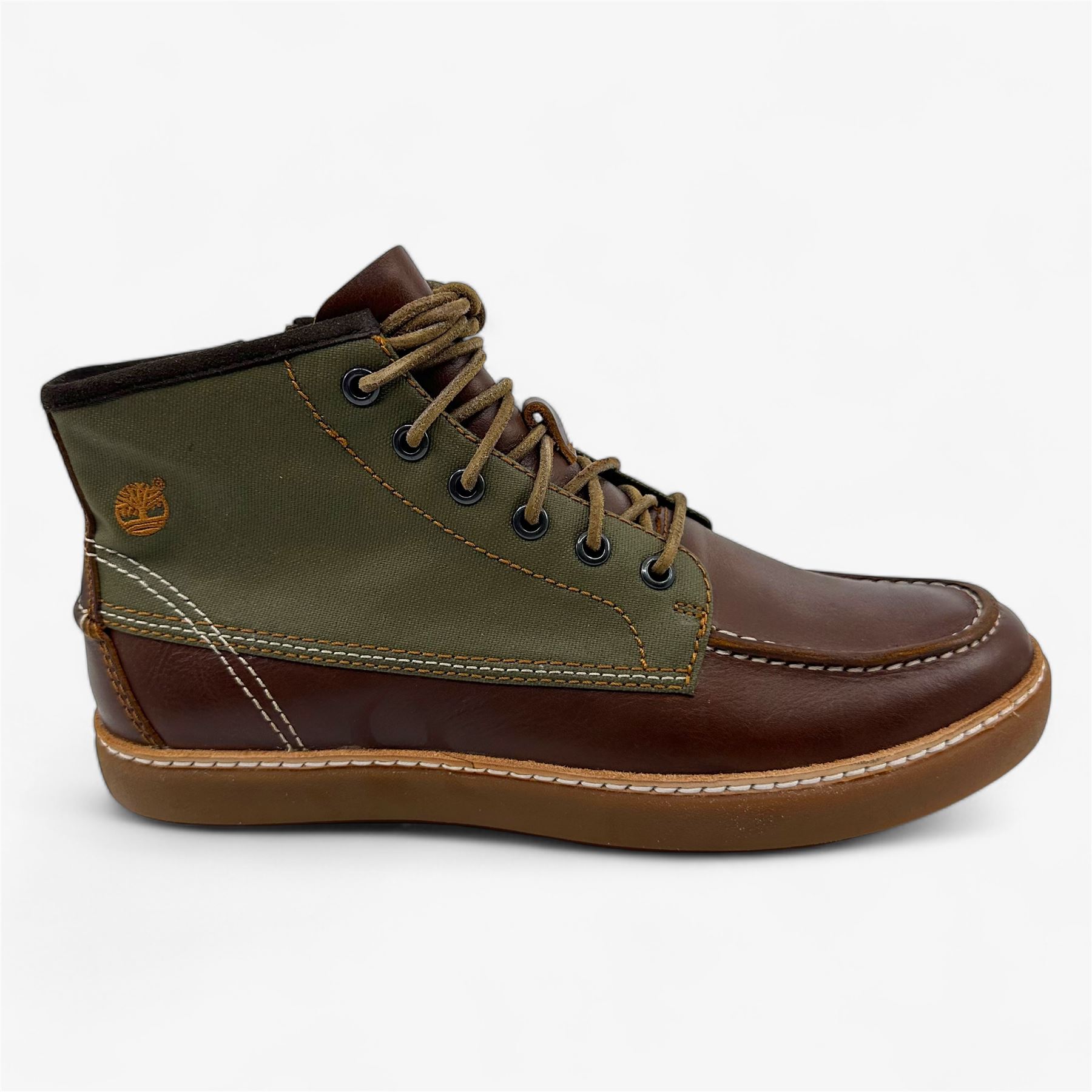 Timberland Hudston Brown Olive Green Mens Boot Chukka | eBay display picture 1
