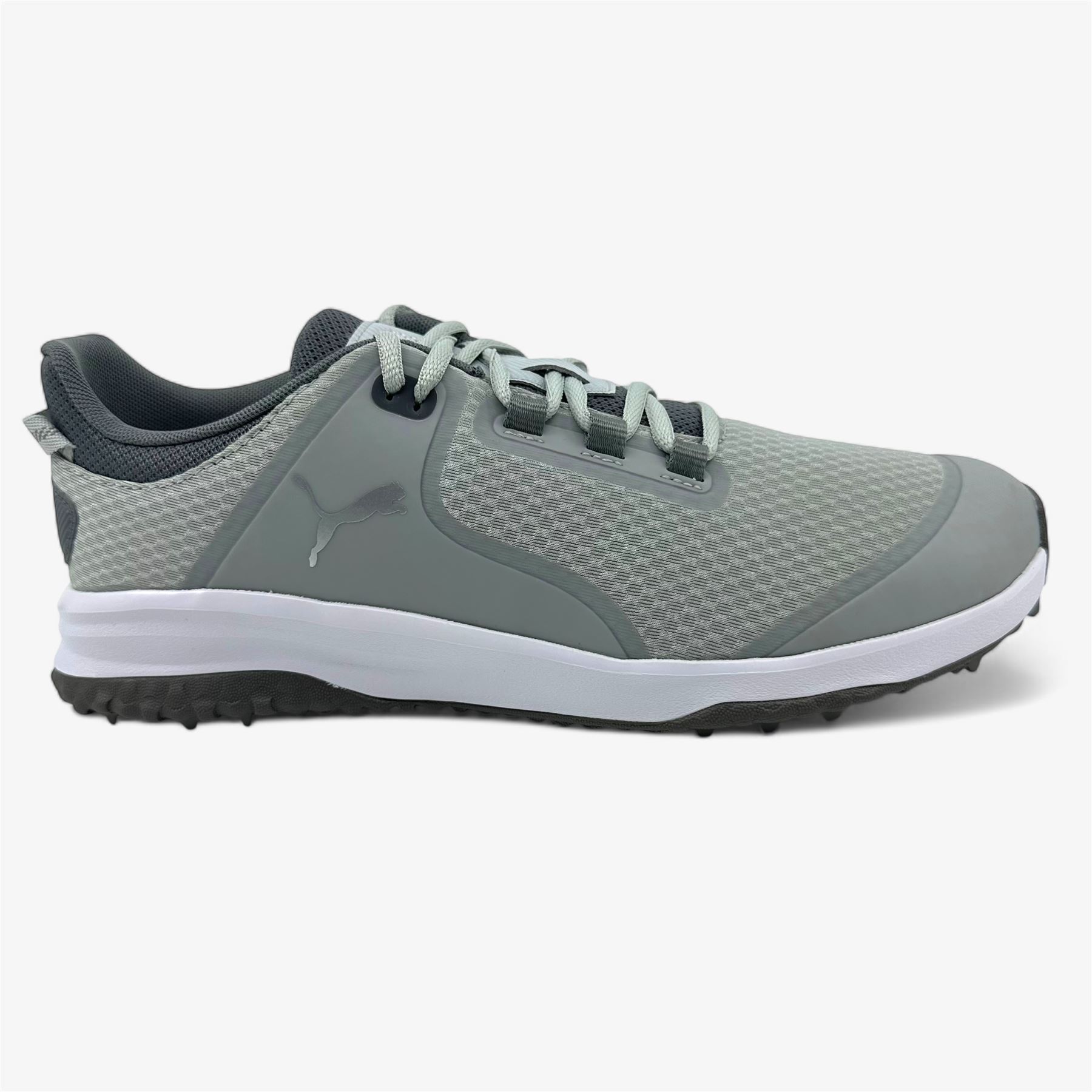 PUMA Fusion Grip Gray Silver Quiet Shade Mens Extra Wide Spi