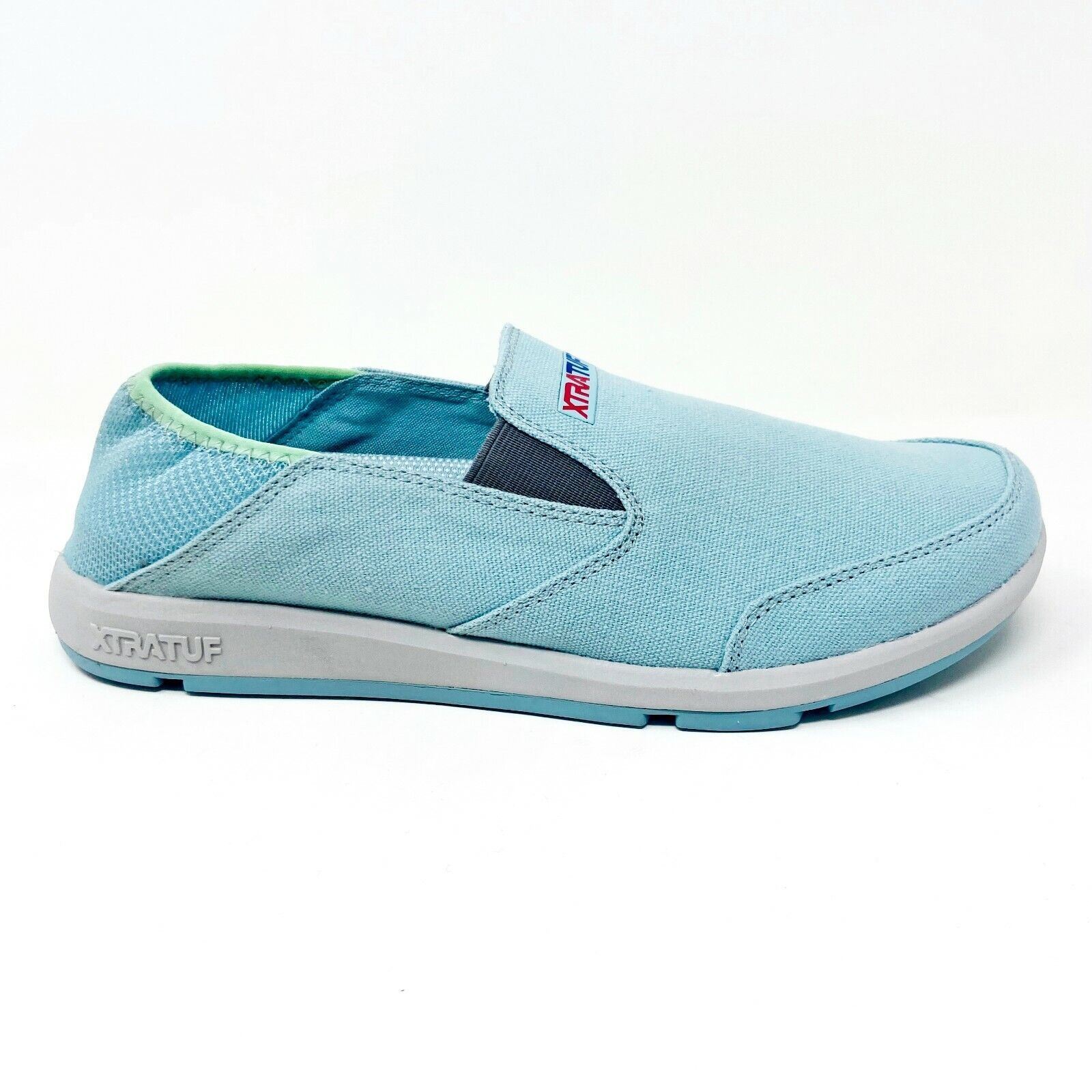 Xtratuf Boat Shoes Mens 12 Blue Yellowtail Canvas Slip Resistant Casual NEW XTRATUF Yellowtail Royal Blue Canvas Slip On | Mercari main image 4