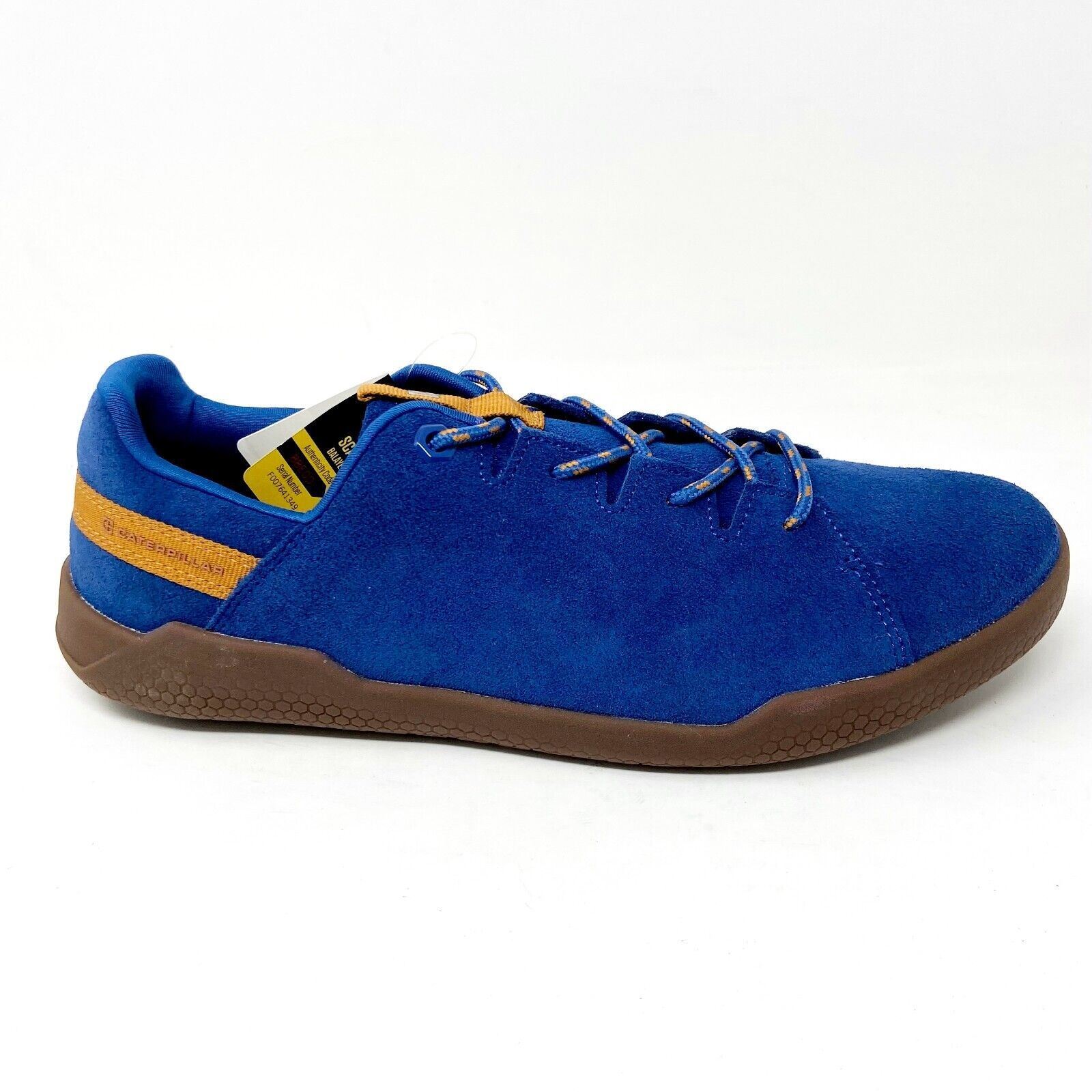 Caterpillar CAT Hex X-Lace Blue Gum Mens Suede Casual Shoes