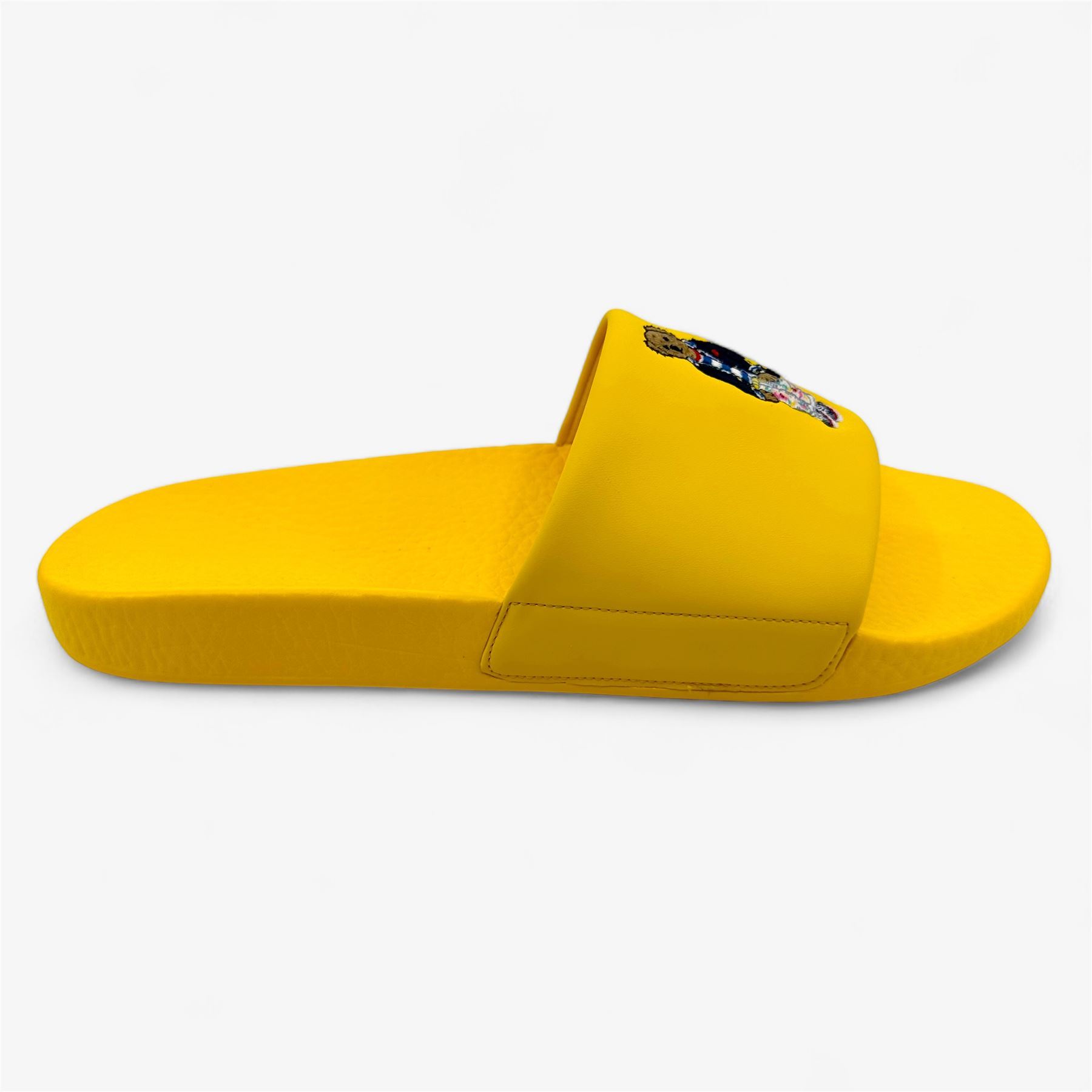Ralph Lauren Slide SN SLI Yellow Mens Sandal Big Pony Slide | eBay