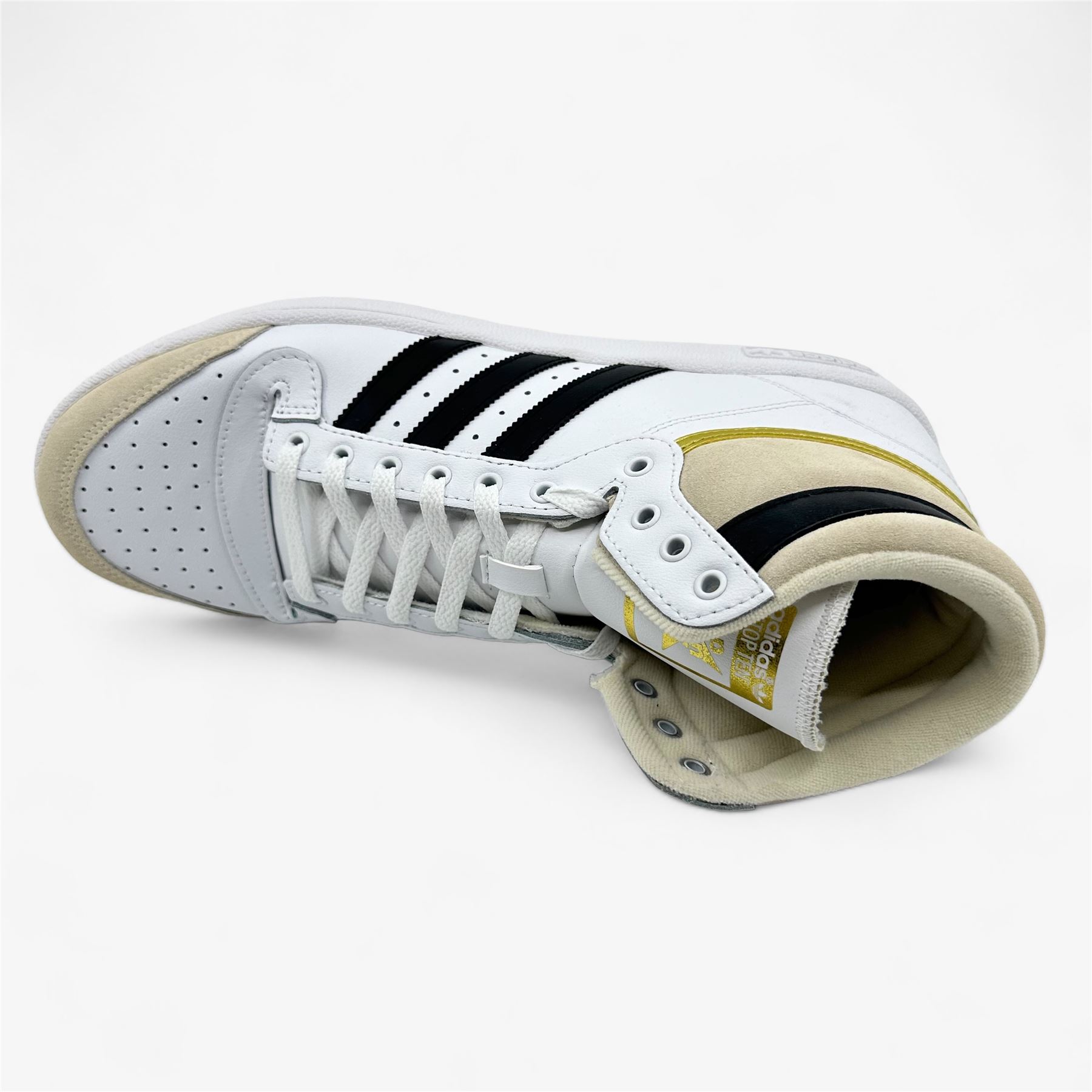 Adidas Top Ten White Black Mens Size 13 Athletic Sneaker | eBay