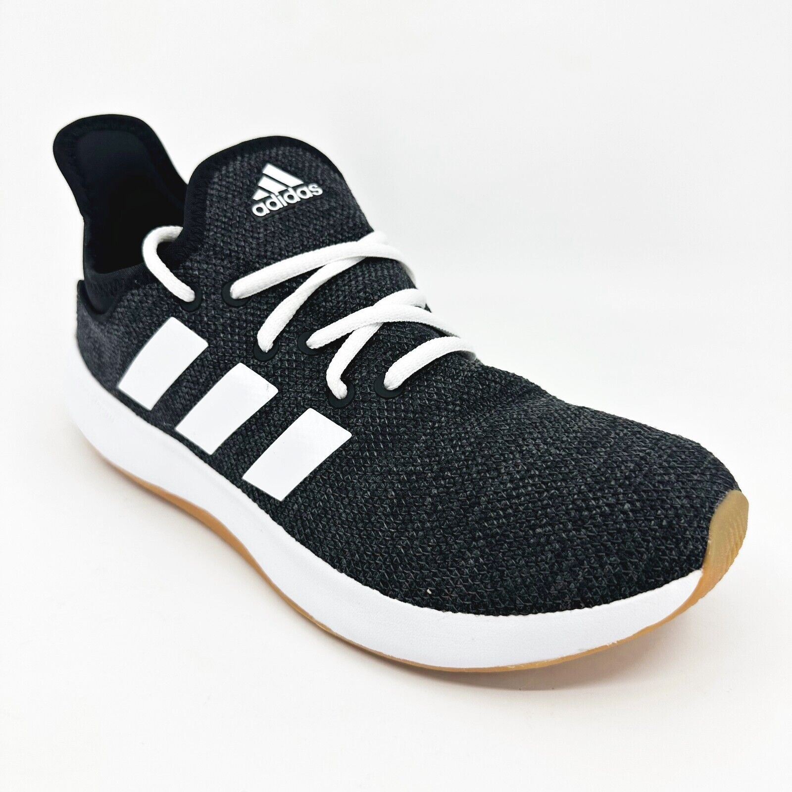 Adidas Cloudfoam Pure SPW Black White Gum Womens Running Shoes IG2530 | eBay