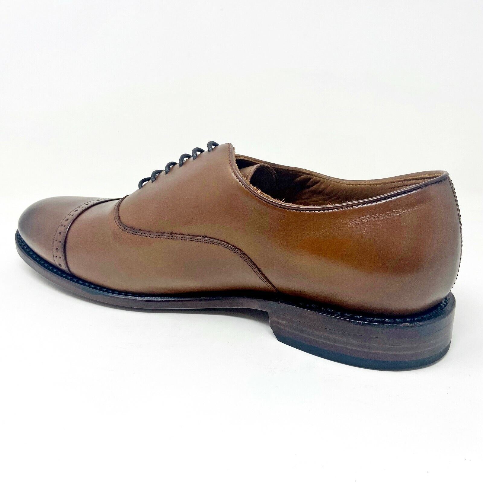 Thursday Men’s Dress Shoes Size 13 M Brown Leather Business Formal City Thursday Boot Co Dark Brown Executive Mens Leather Casual  main image 2