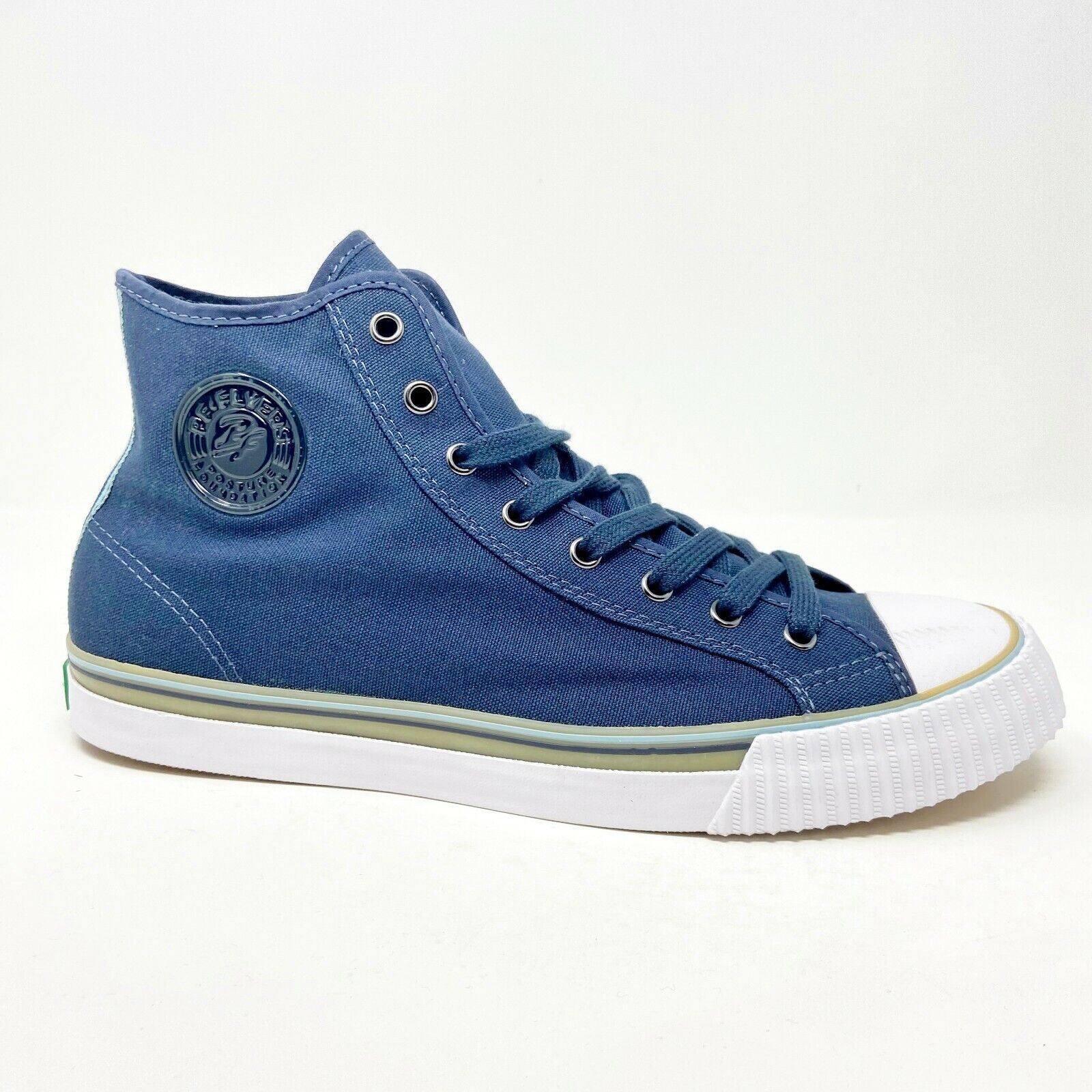 Pf flyer chukka navy blue PF Flyers Shoes Center Reissue Hi Leather Navy Blue Sneaker  main image 2