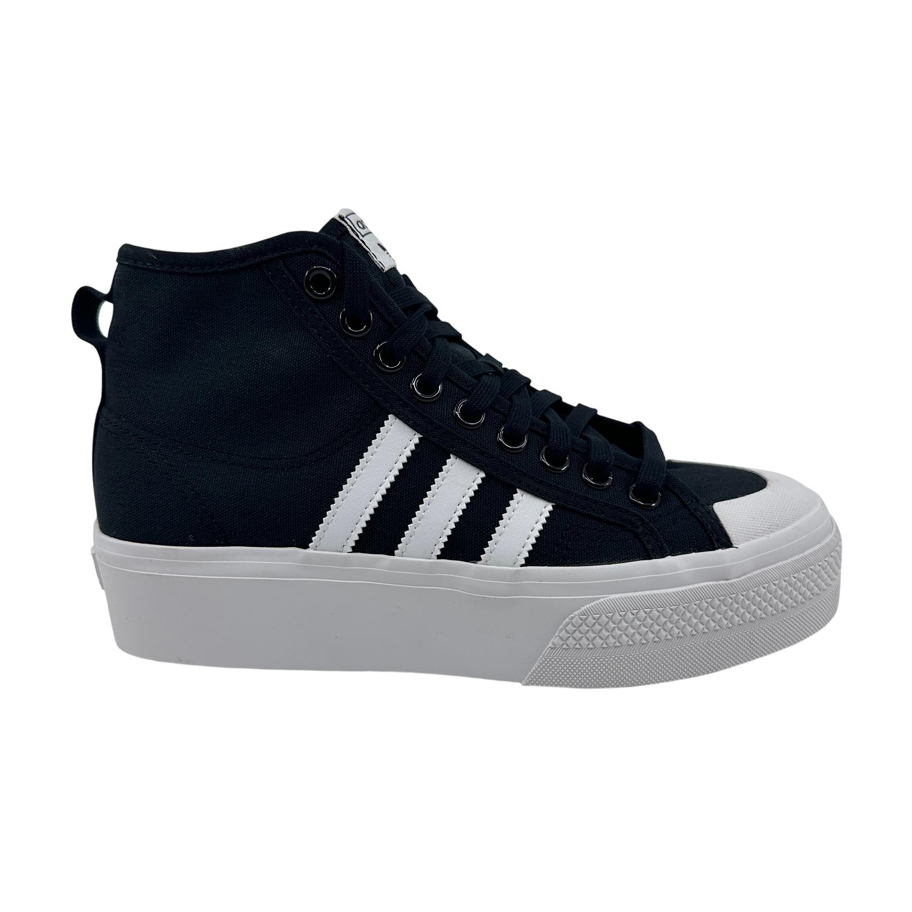 adidas gazelle silver green womens Adidas Women's Nizza Platform Mid Shoes