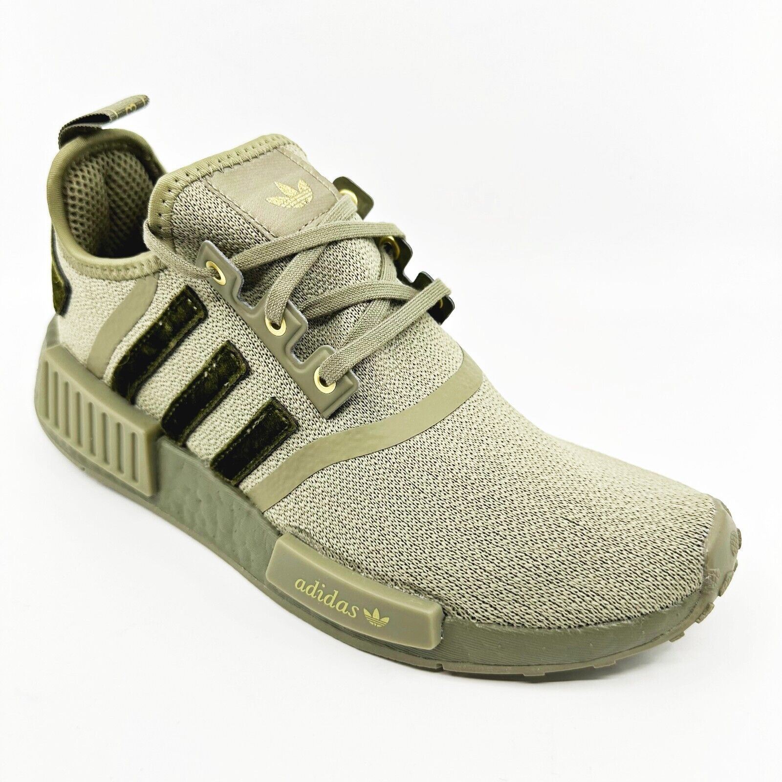 Adidas NMD R1 Orbit Green Velvet Womens Running Sneakers GY1321 | eBay