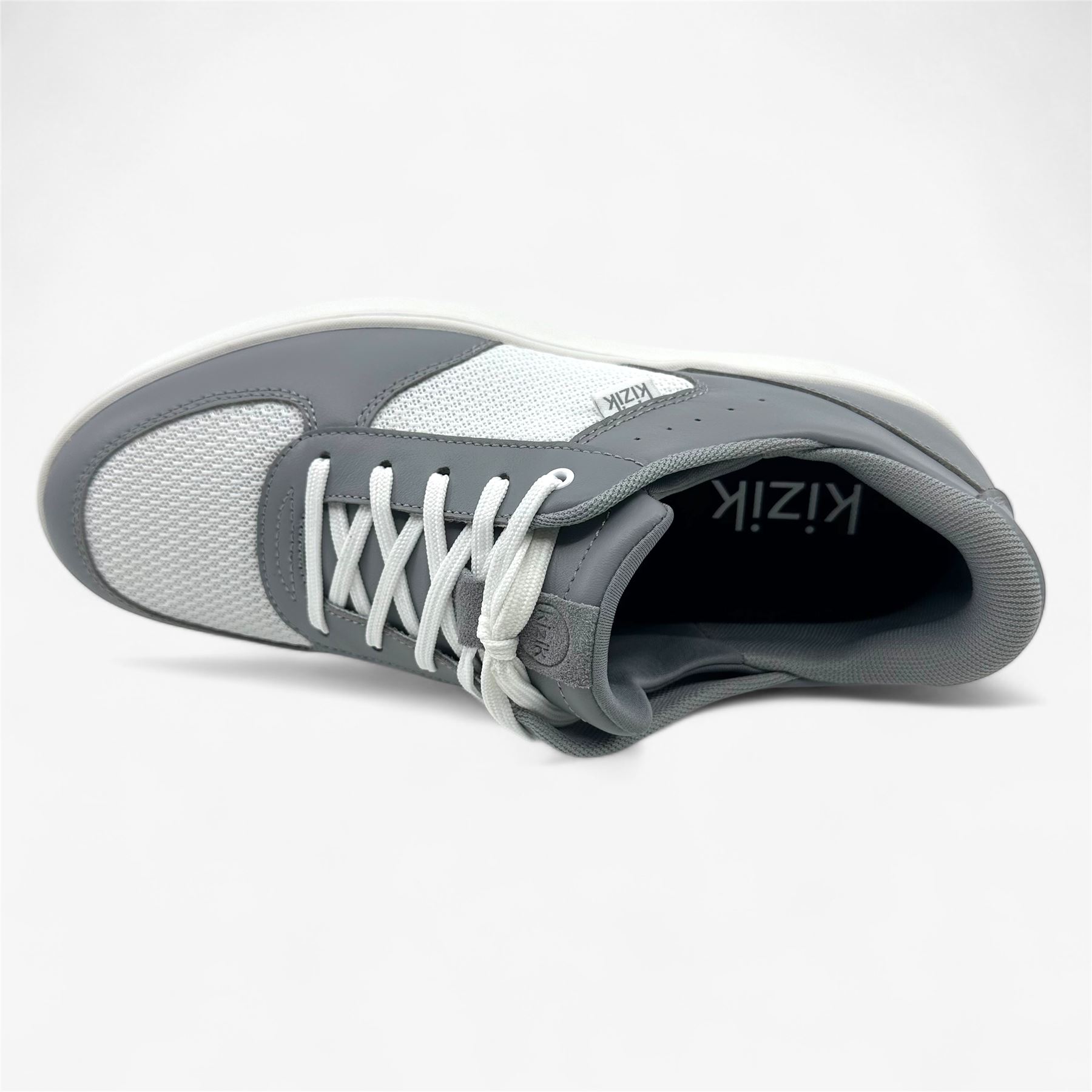 Kizik Oslo White Alloy Mens Athletic Sneaker | eBay
