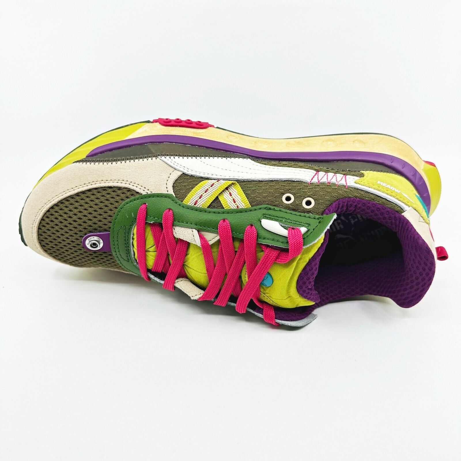 Puma Wild Rider Last Hunt Gray Pale Khaki Citronelle Mens 