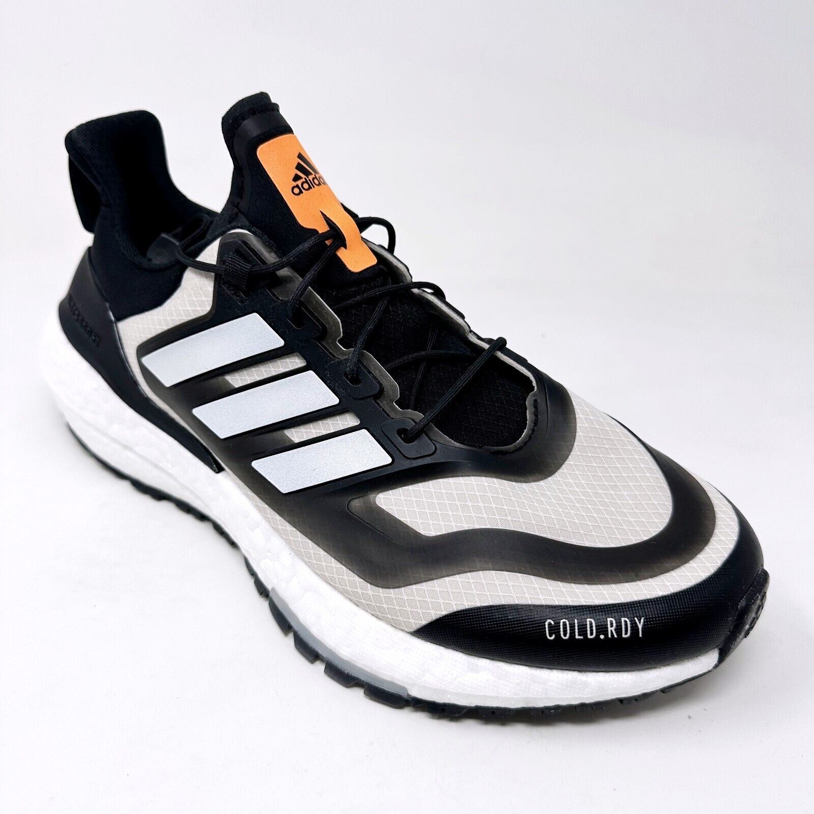 Adidas UltraBoost 22 COLD.RDY 2.0 Black White Orange Womens