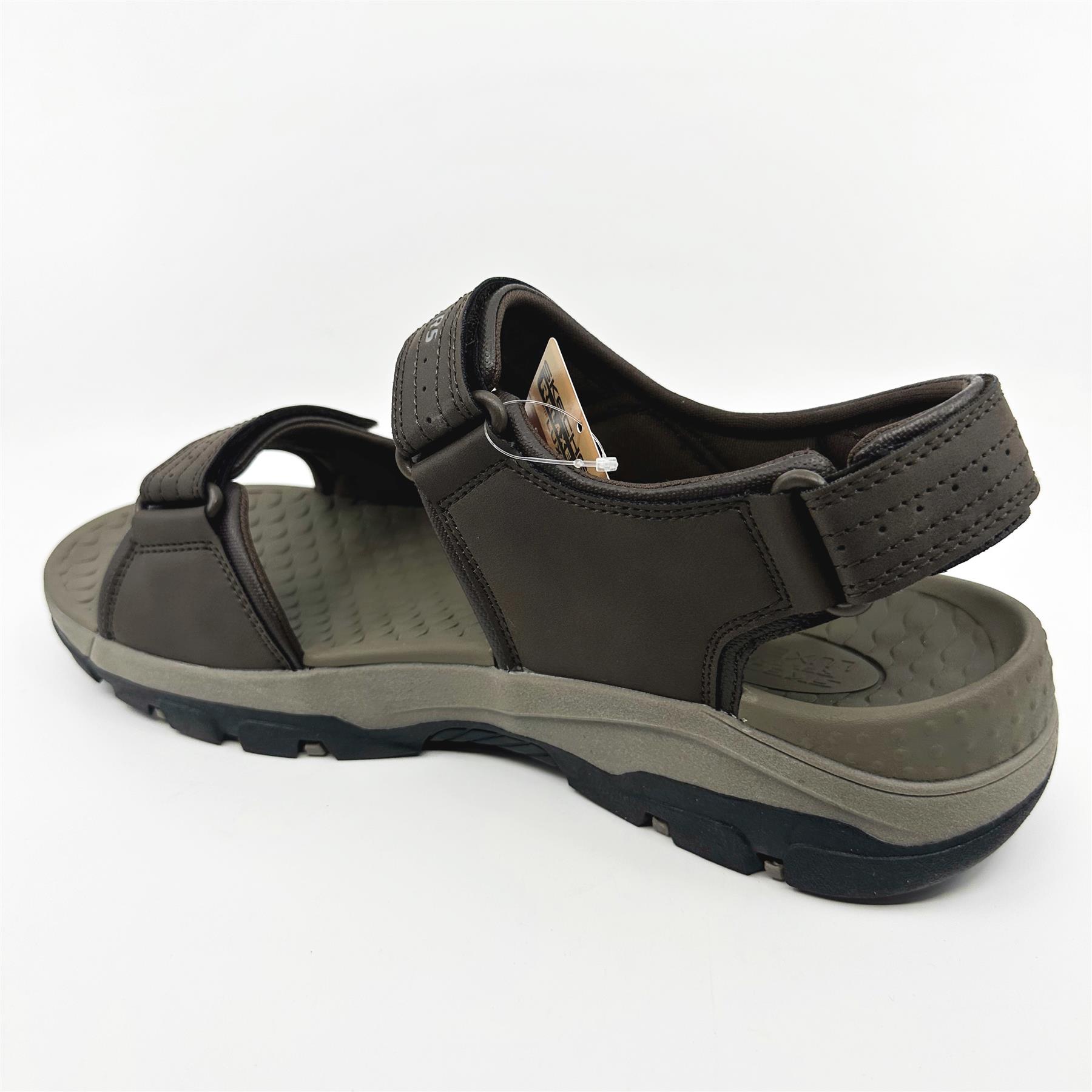Skechers Tresmen Garo Chocolate Brown Mens Sandal Relaxed  display picture 3