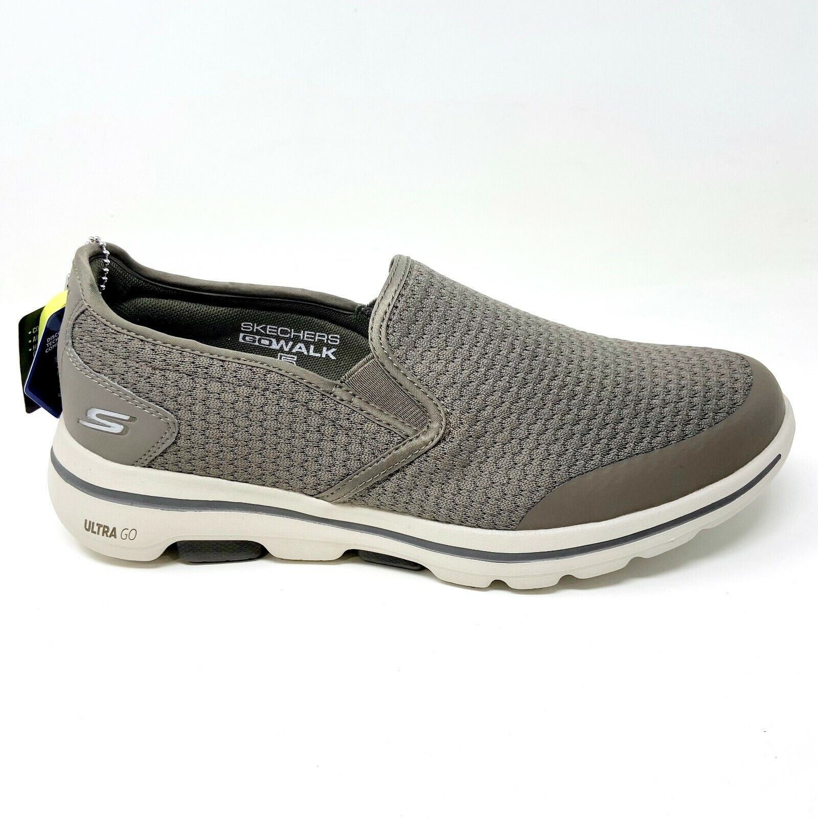 Skechers Go Walk 5 Apprize Khaki Mens Casual Walking Shoes