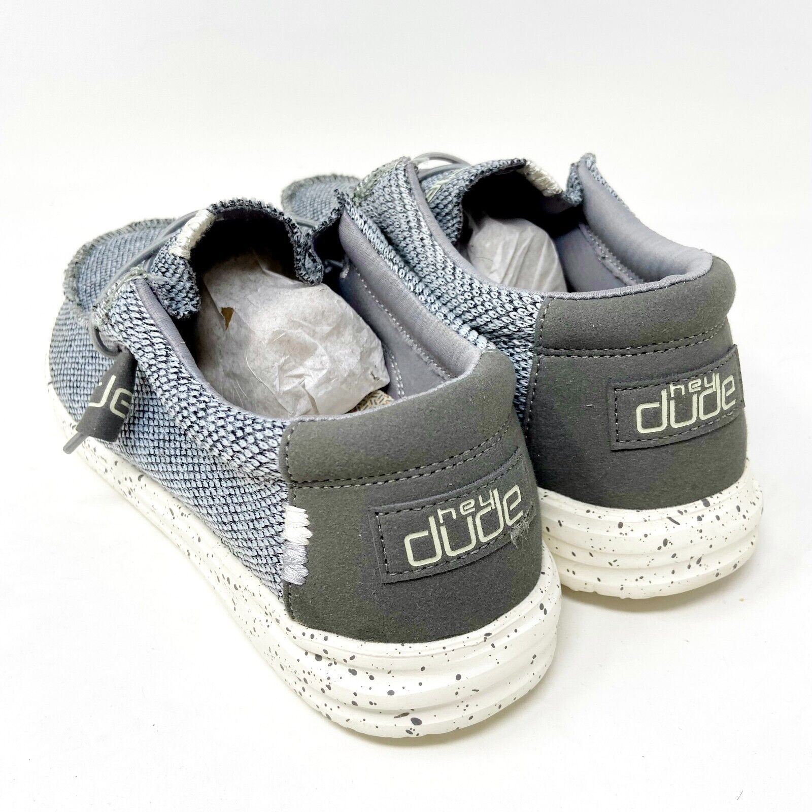 Hey Dude Light Gray Casual Shoes‎ size 7 Hey Dude Mens Wally Free Light Grey Size 8 Slip On Walking  main image 2