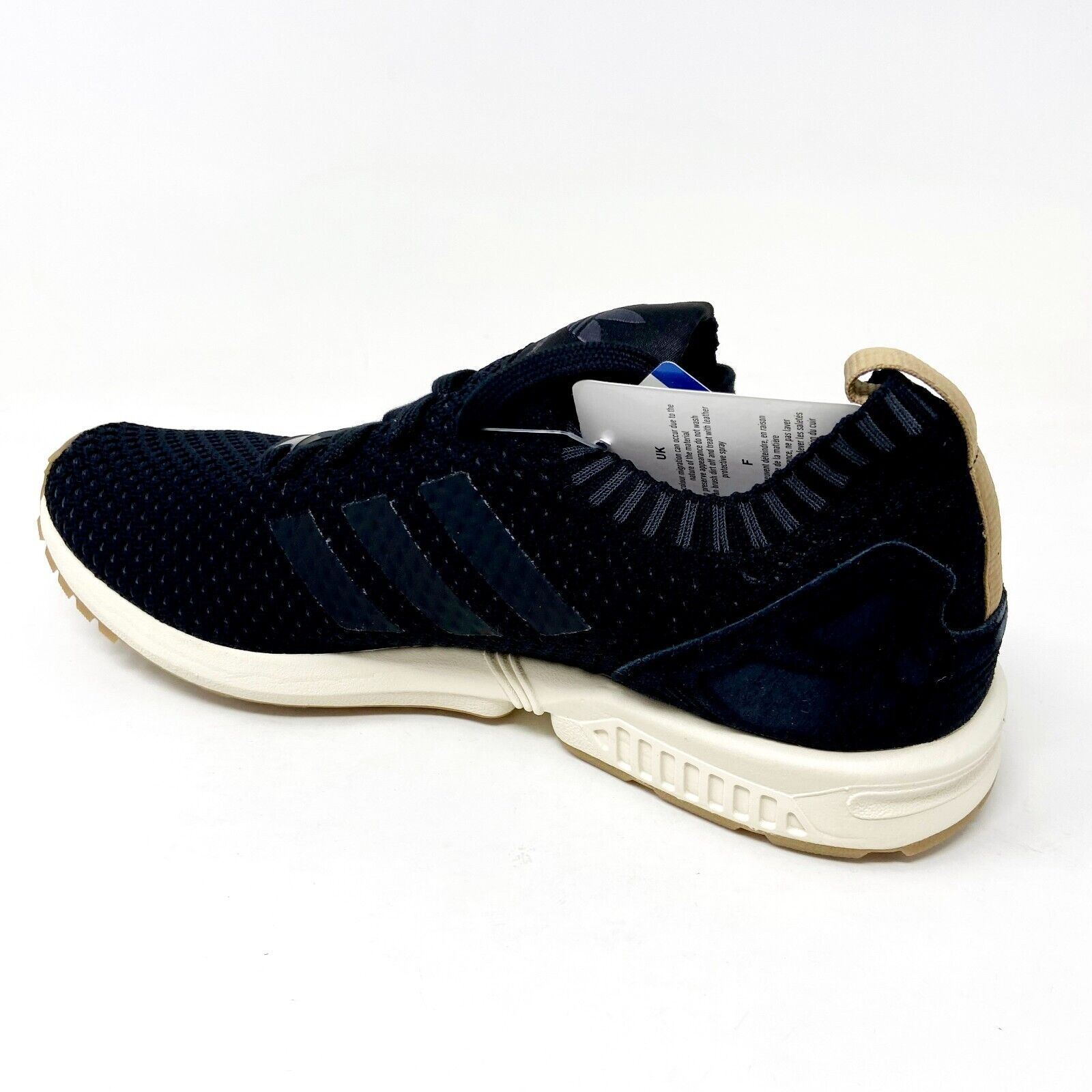 Adidas Originals ZX Flux PK Black Gum Mens Primeknit Running