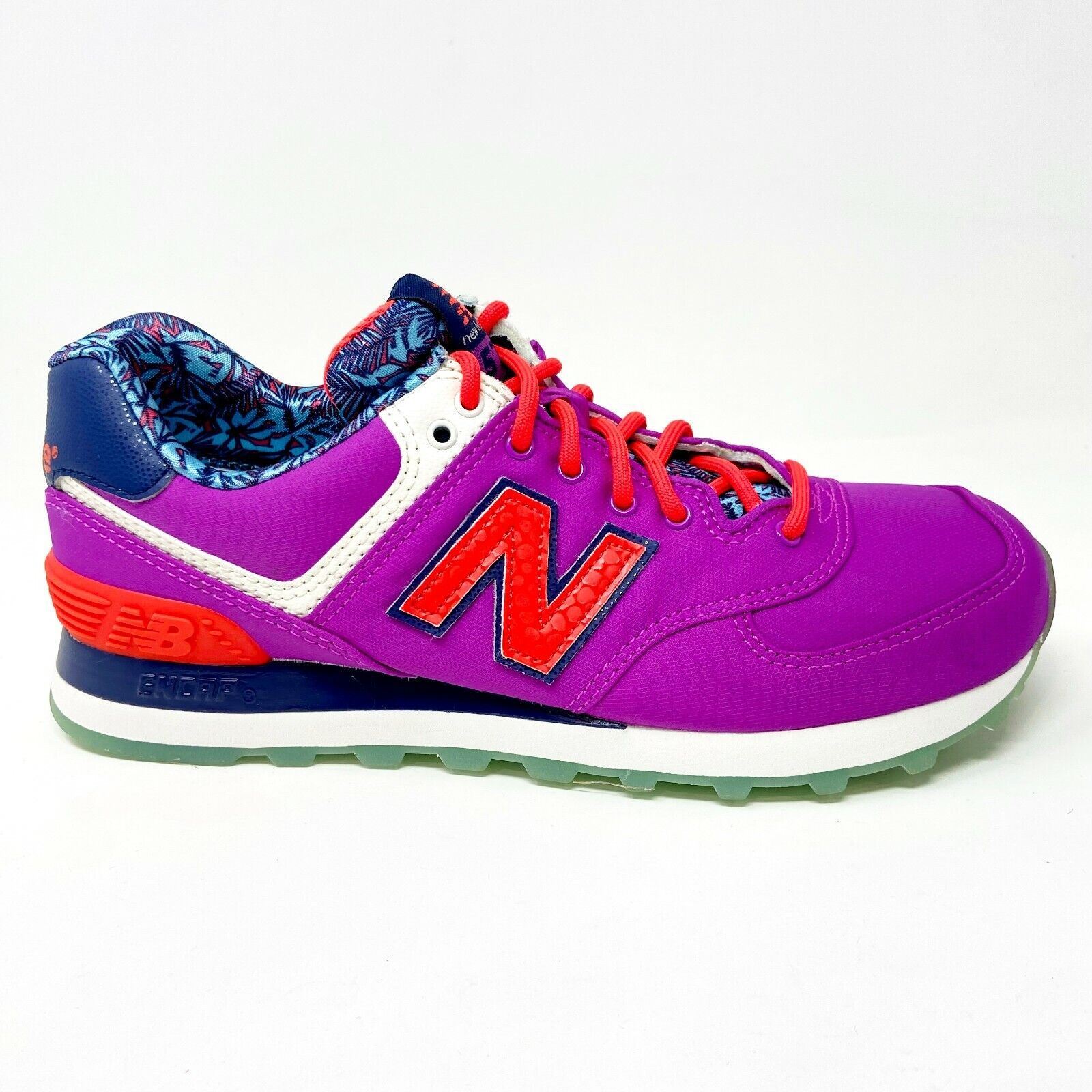 New Balance 574 Classic Luau Voltage Violet Womens Casual Sneakers