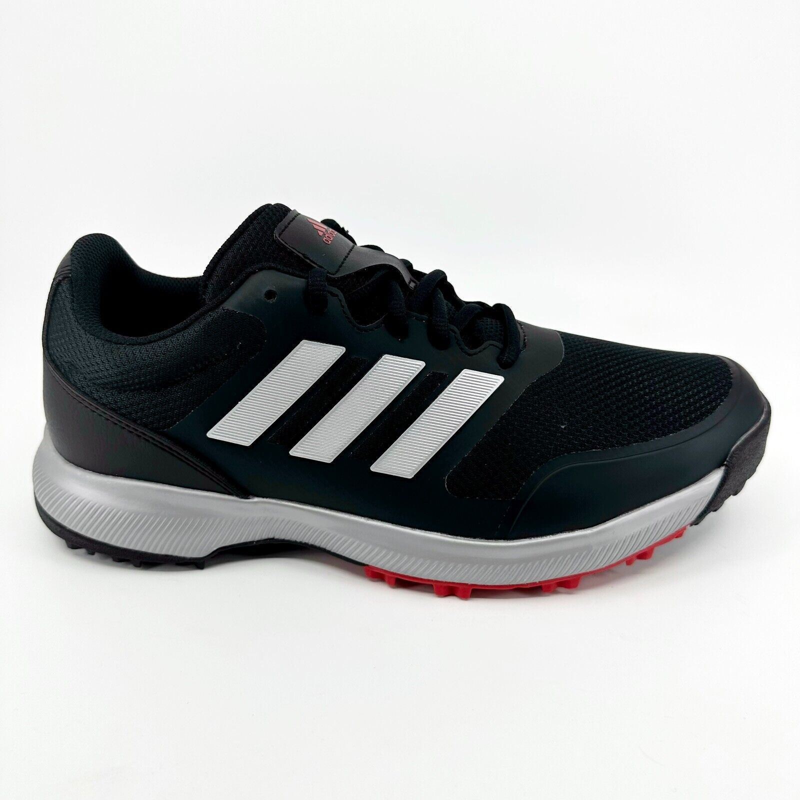 Adidas Tech Response SL Black Silver Red Mens Spikeless Golf 